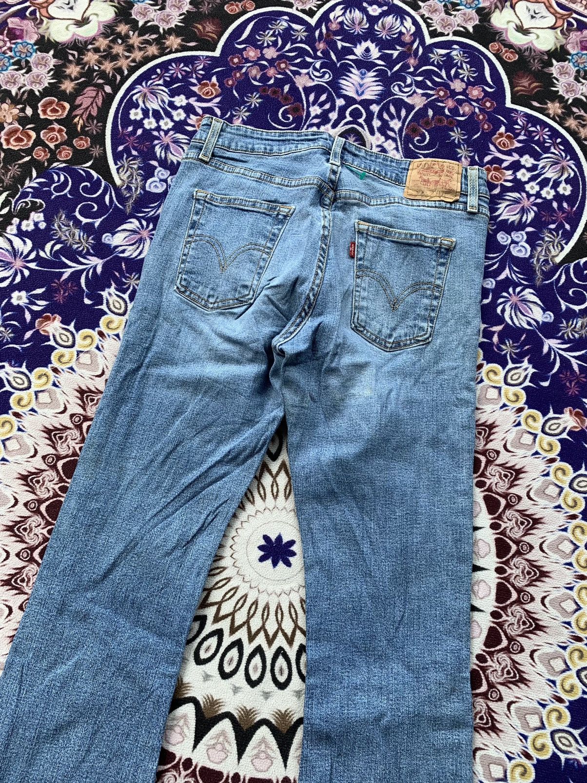 Levi's Levis Flare 519 Faded Wash Denim Size US 29 - 9 Thumbnail