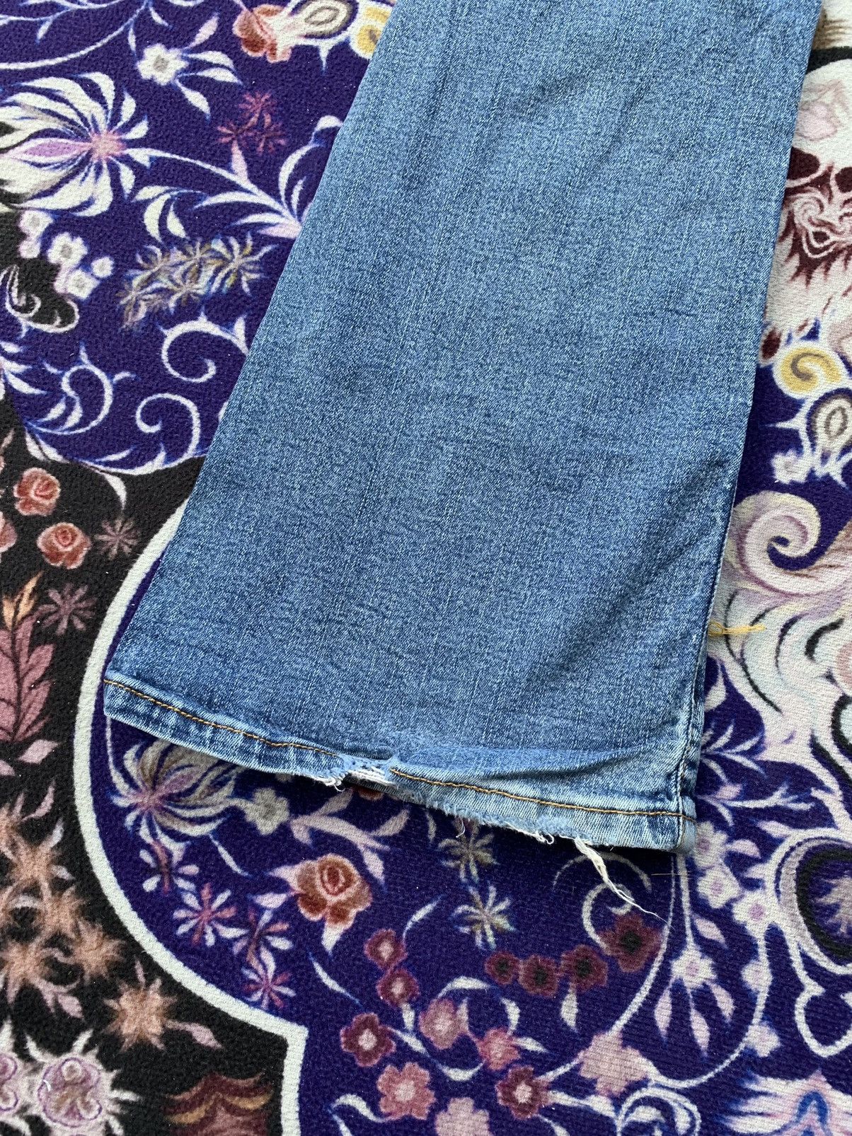 Levi's Levis Flare 519 Faded Wash Denim Size US 29 - 7 Thumbnail