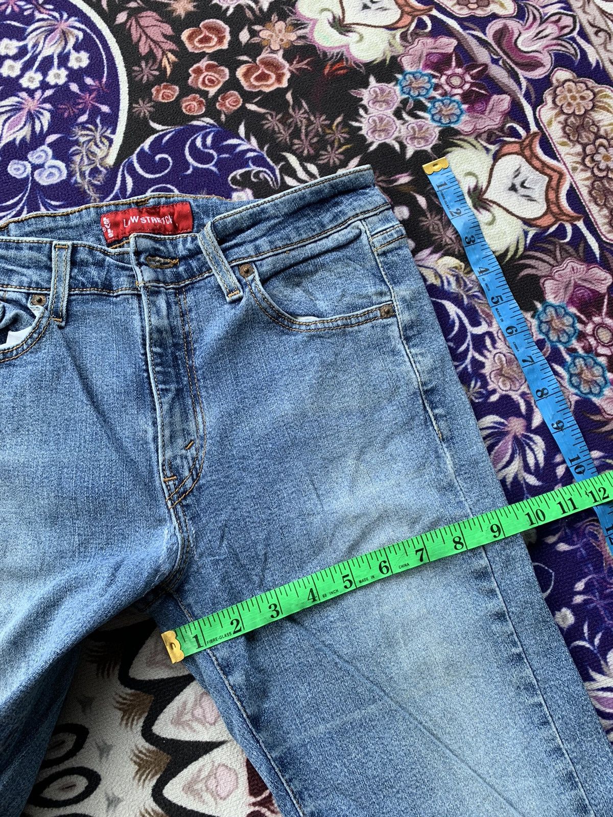 Levi's Levis Flare 519 Faded Wash Denim Size US 29 - 13 Thumbnail