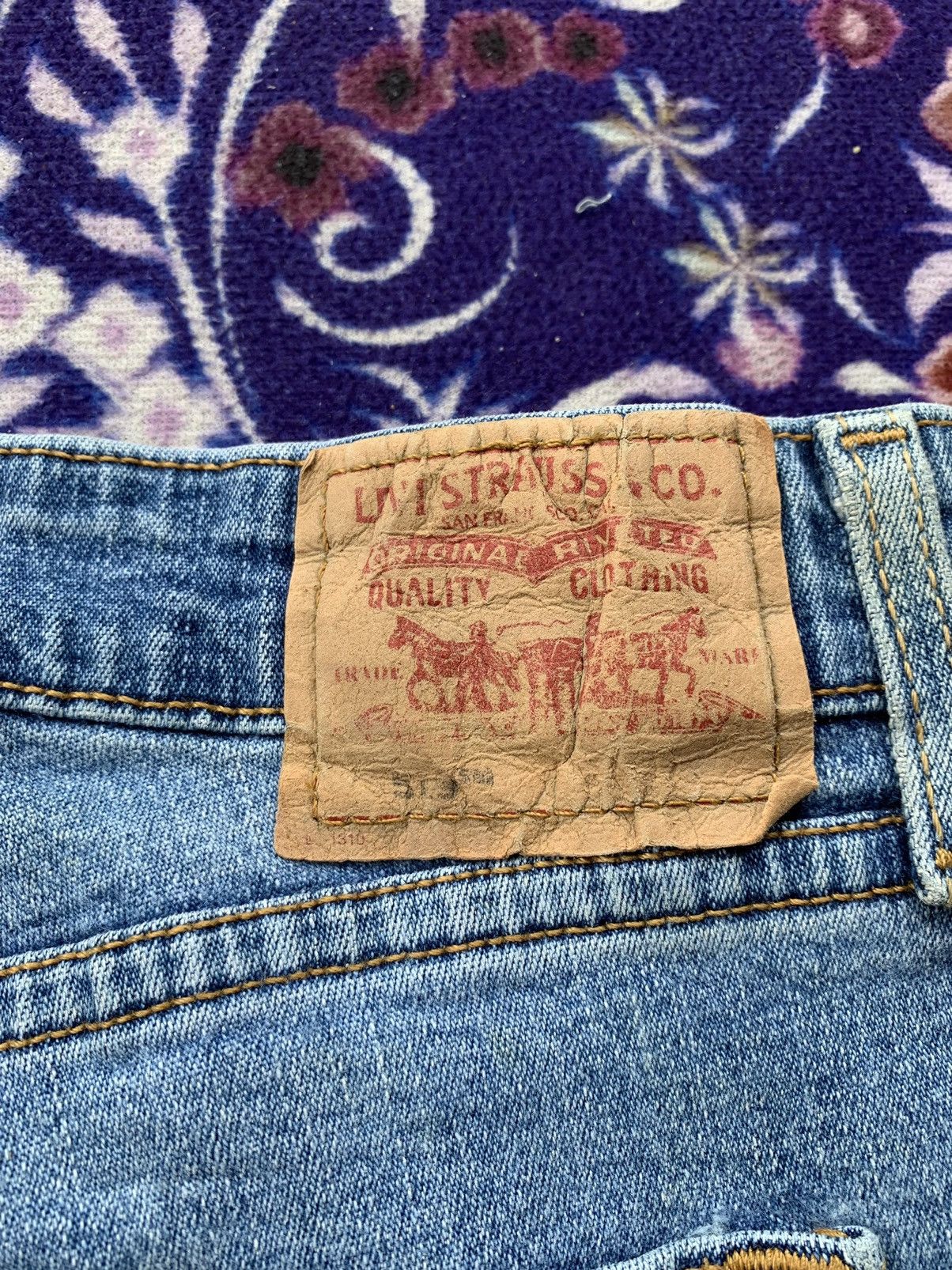 Levi's Levis Flare 519 Faded Wash Denim Size US 29 - 11 Thumbnail