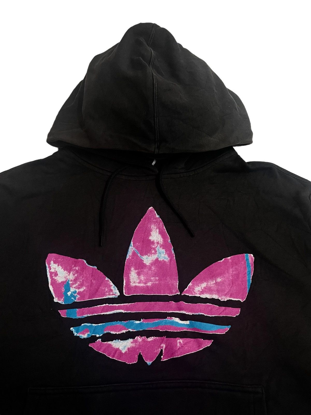 Adidas Adidas Big Trefoil Centre Logo Human Race Style Faded hoodie Size US L / EU 52-54 / 3 - 8 Thumbnail