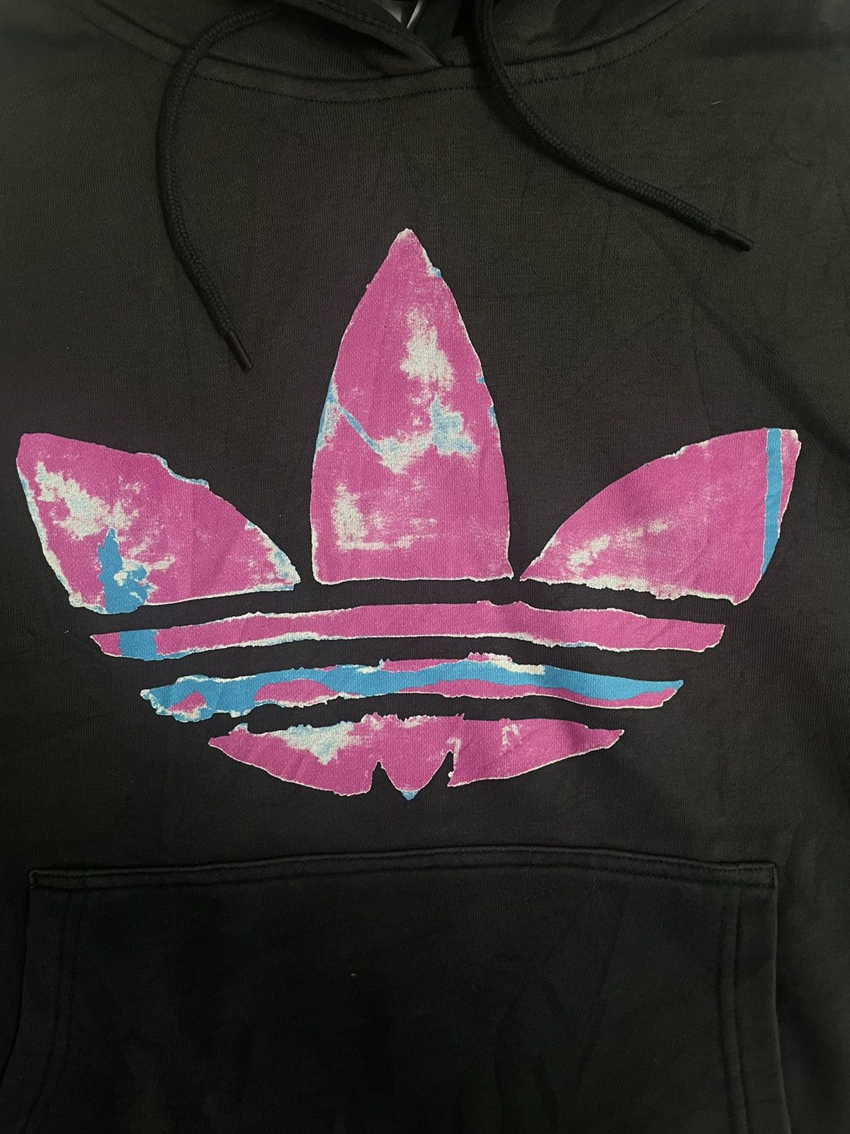 Adidas Adidas Big Trefoil Centre Logo Human Race Style Faded hoodie Size US L / EU 52-54 / 3 - 14 Thumbnail