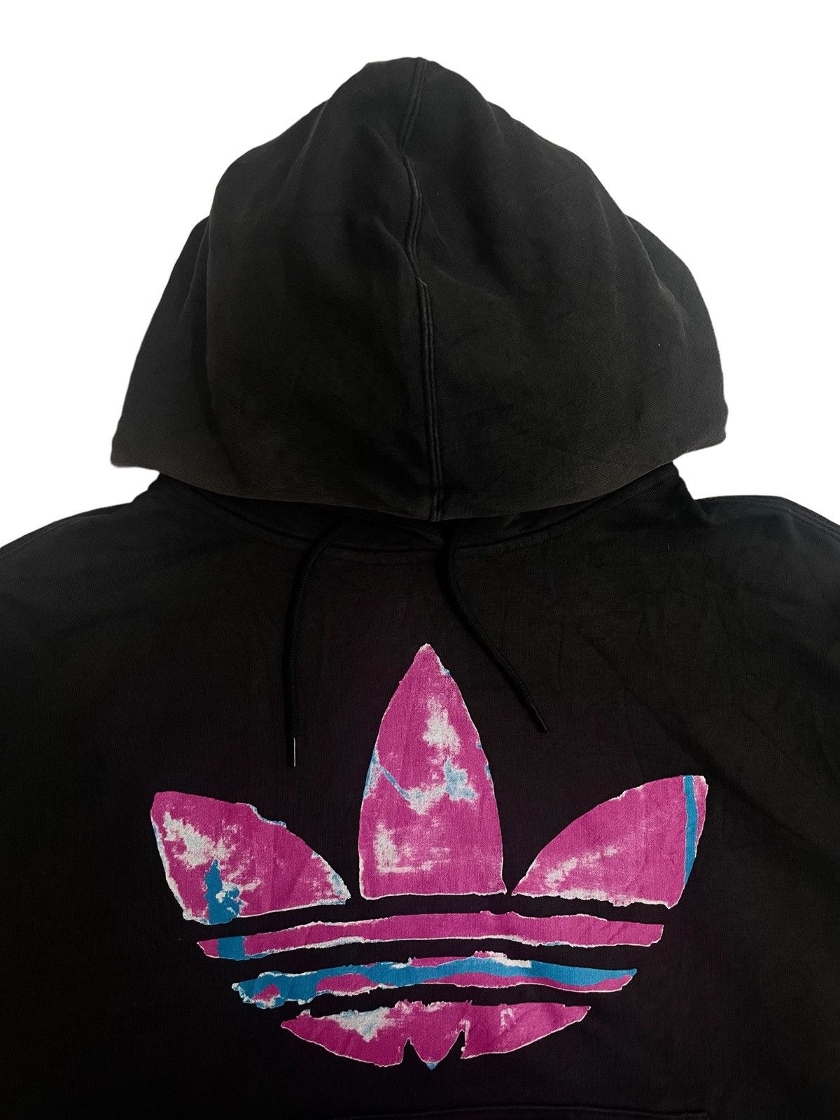 Adidas Adidas Big Trefoil Centre Logo Human Race Style Faded hoodie Size US L / EU 52-54 / 3 - 3 Thumbnail