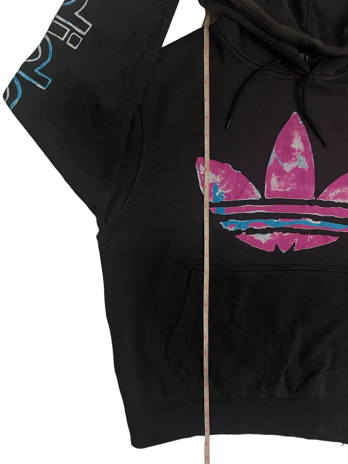 Adidas Adidas Big Trefoil Centre Logo Human Race Style Faded hoodie Size US L / EU 52-54 / 3 - 11 Thumbnail