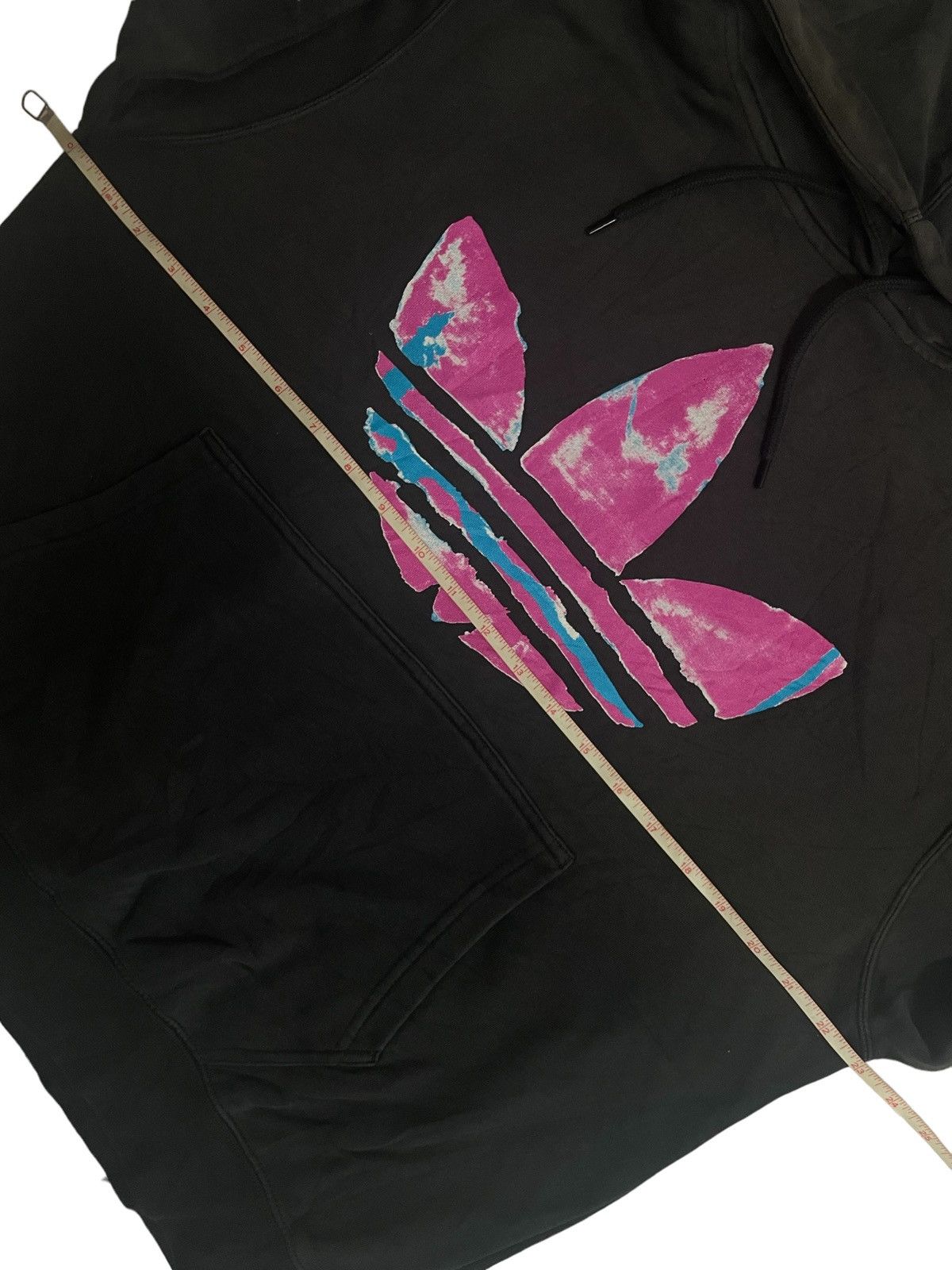 Adidas Adidas Big Trefoil Centre Logo Human Race Style Faded hoodie Size US L / EU 52-54 / 3 - 10 Thumbnail