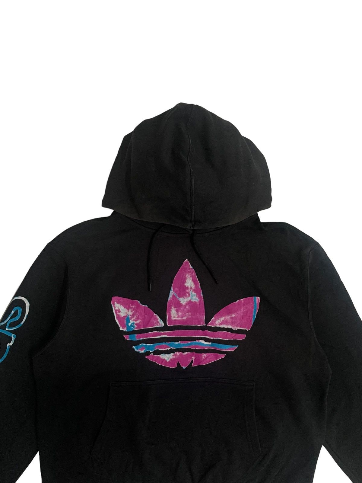 Adidas Adidas Big Trefoil Centre Logo Human Race Style Faded hoodie Size US L / EU 52-54 / 3 - 2 Thumbnail