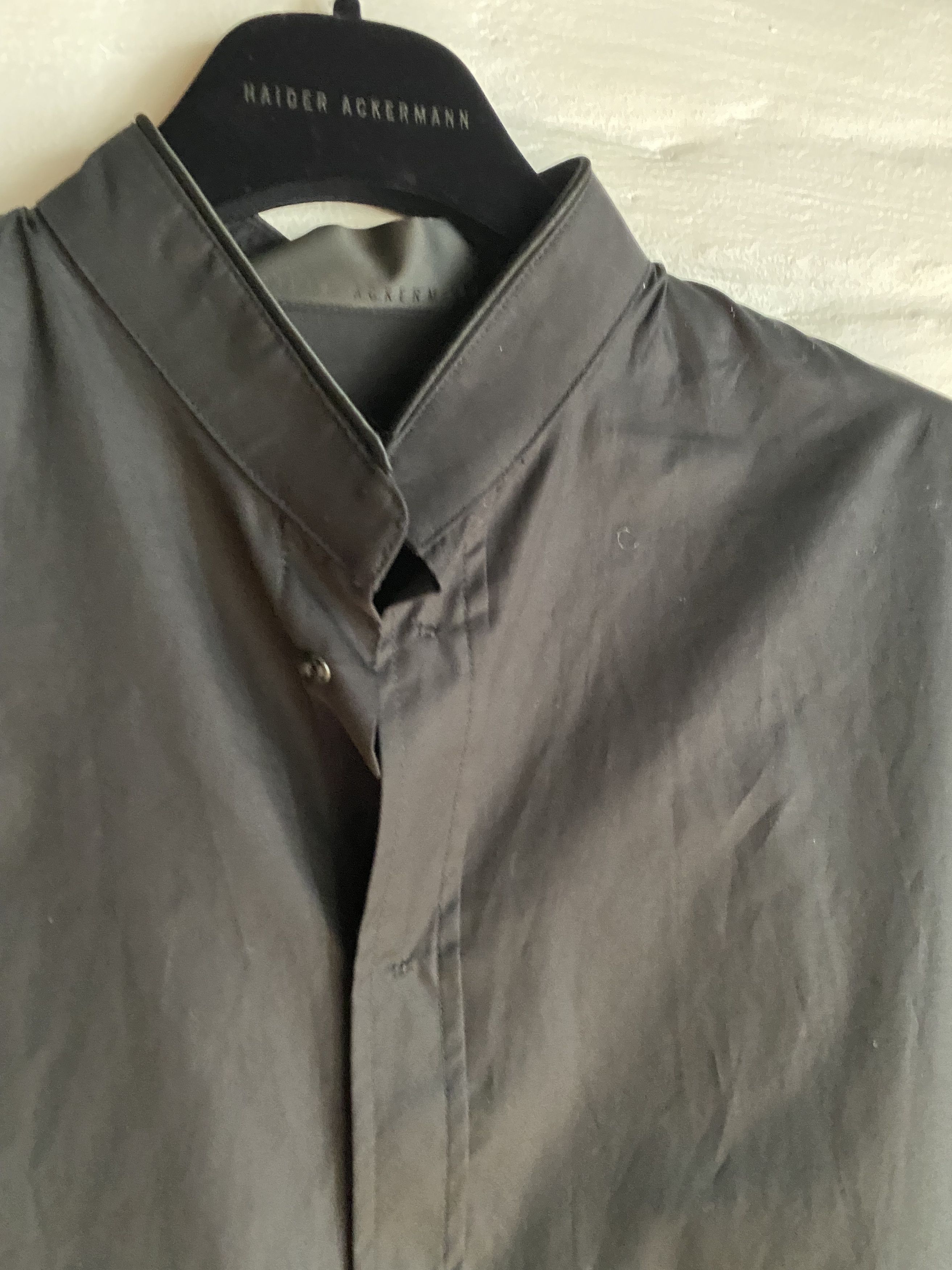 Haider Ackermann Haider Black Shirt Size US XL / EU 56 / 4 - 3 Thumbnail