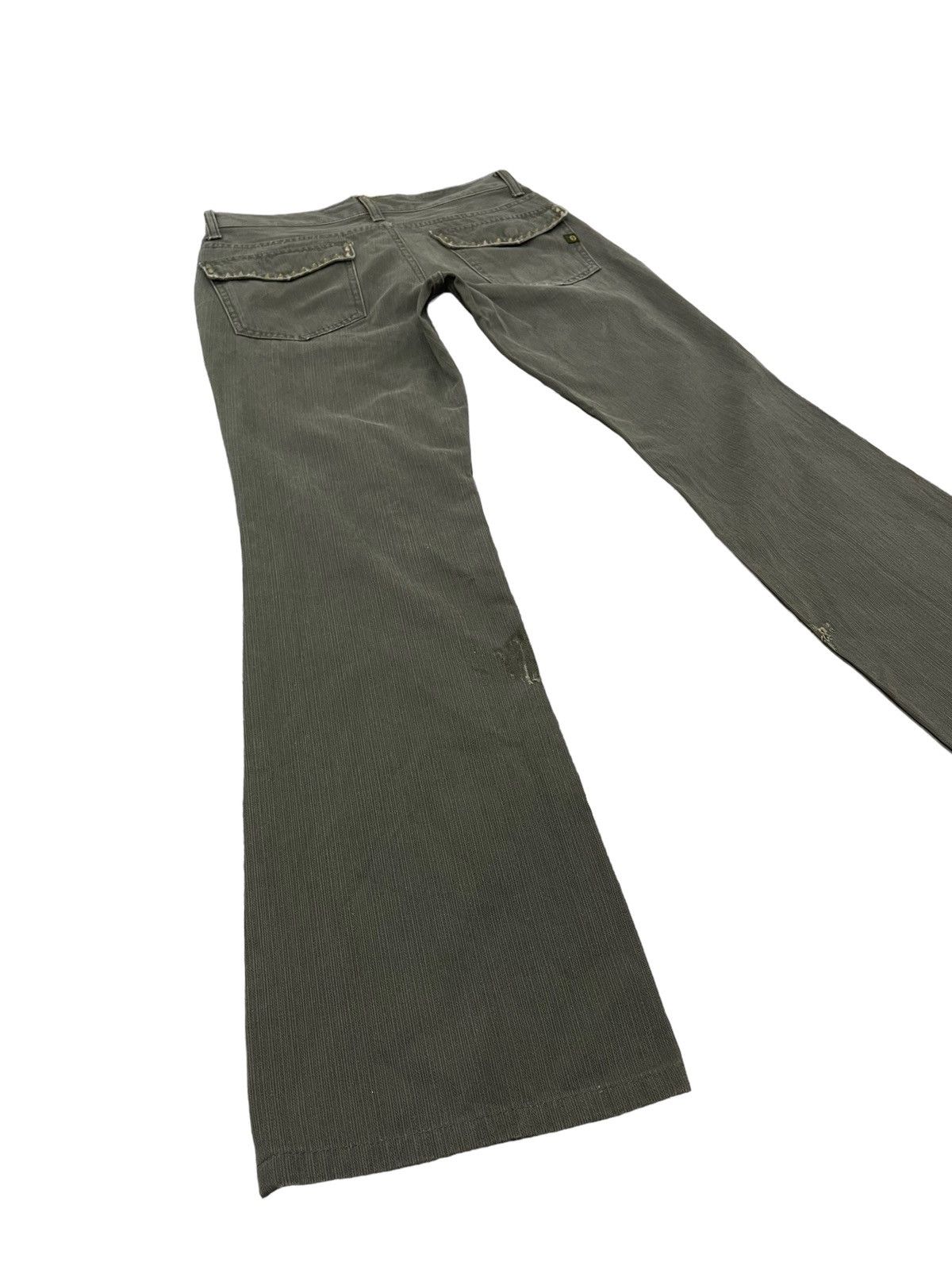 Japanese Brand Flare Jeans 291295 Homme Low Rise Boot Cut Pant 5🟦4 Size US 29 - 1 Thumbnail