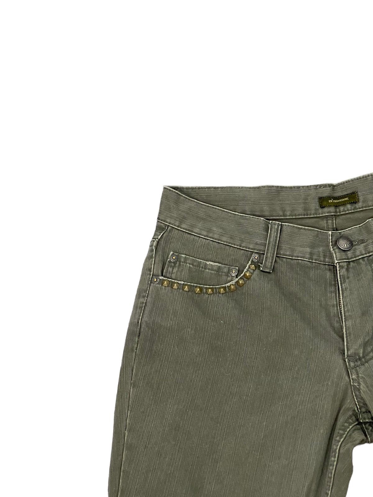 Japanese Brand Flare Jeans 291295 Homme Low Rise Boot Cut Pant 5🟦4 Size US 29 - 16 Thumbnail