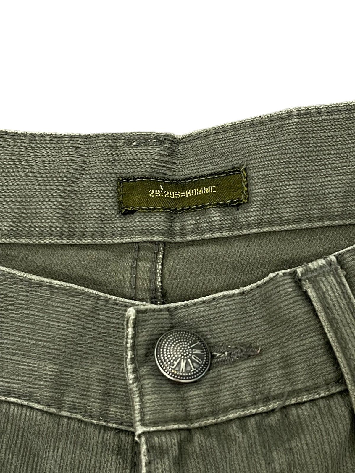 Japanese Brand Flare Jeans 291295 Homme Low Rise Boot Cut Pant 5🟦4 Size US 29 - 18 Thumbnail