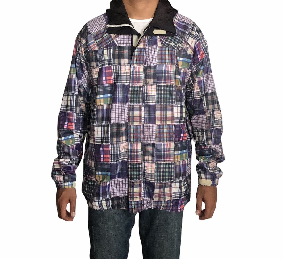 Columbia Columbia Printed Patchwork Jacket with Hoodie Size US XL / EU 56 / 4 - 5 Thumbnail