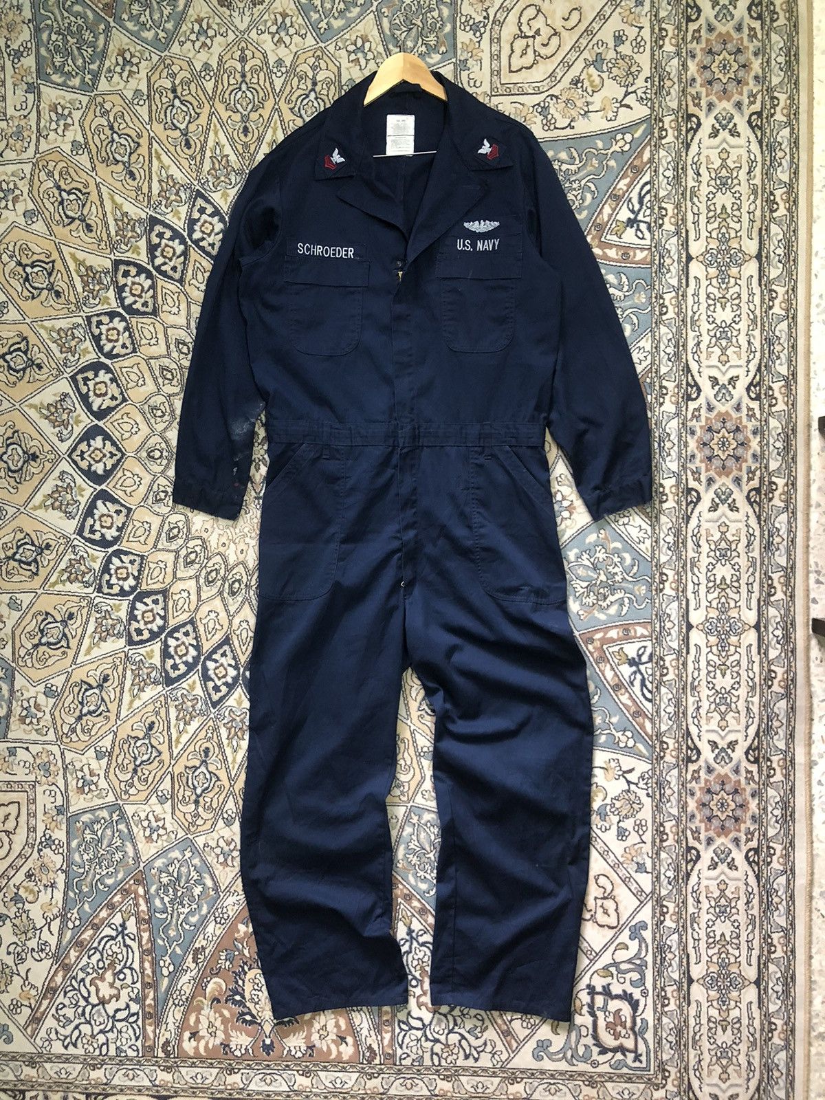Vintage Vintage Us Navy Flame Resistent Utility Coverall/Jumpsuit Size US XL / EU 56 / 4 - 1 Thumbnail