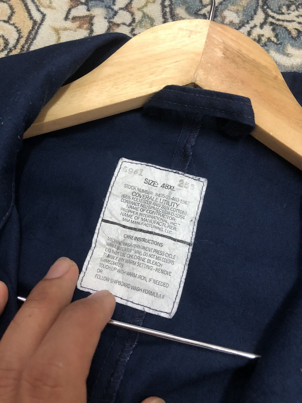 Vintage Vintage Us Navy Flame Resistent Utility Coverall/Jumpsuit Size US XL / EU 56 / 4 - 8 Thumbnail