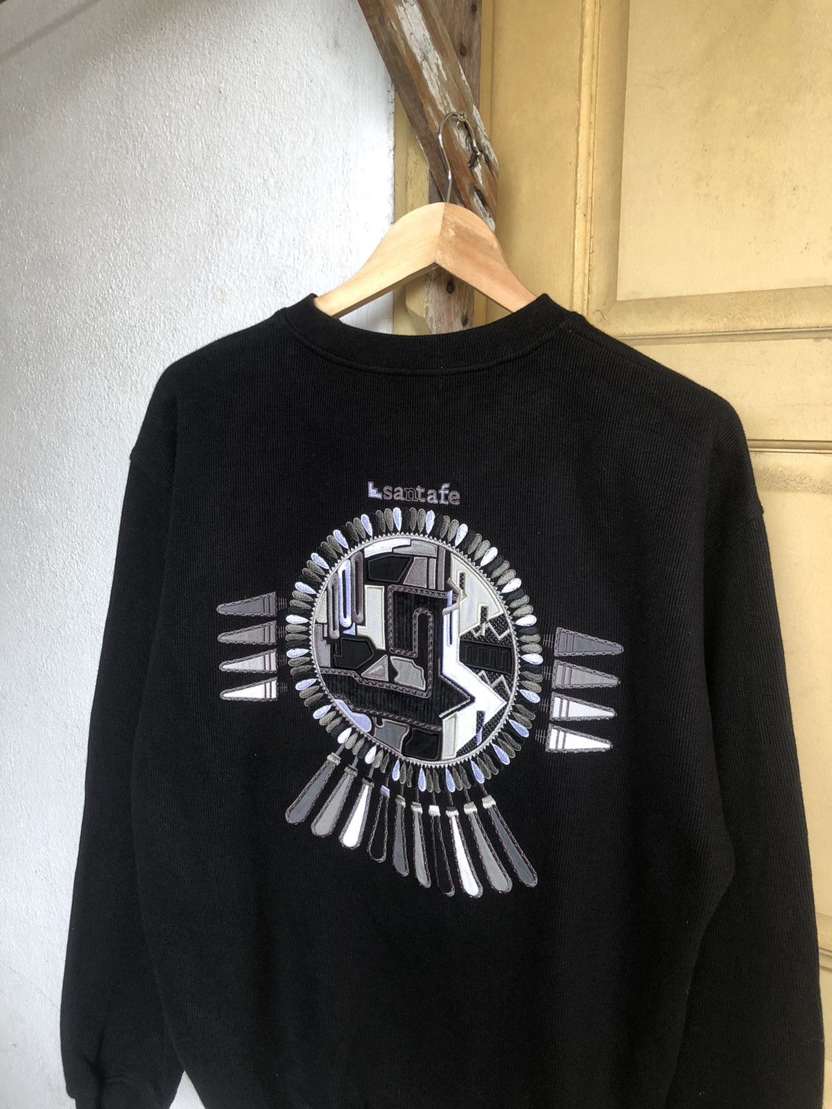 Japanese Brand Vintage Santa Fe Embroidery Logo Sweashirt Size US XL / EU 56 / 4 - 16 Thumbnail
