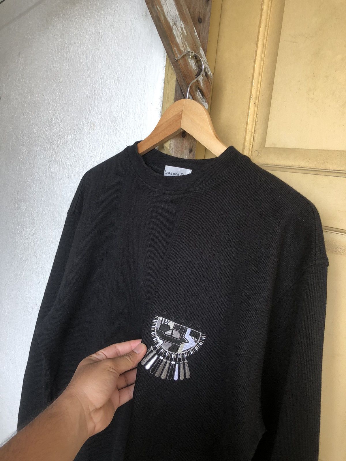 Japanese Brand Vintage Santa Fe Embroidery Logo Sweashirt Size US XL / EU 56 / 4 - 5 Thumbnail