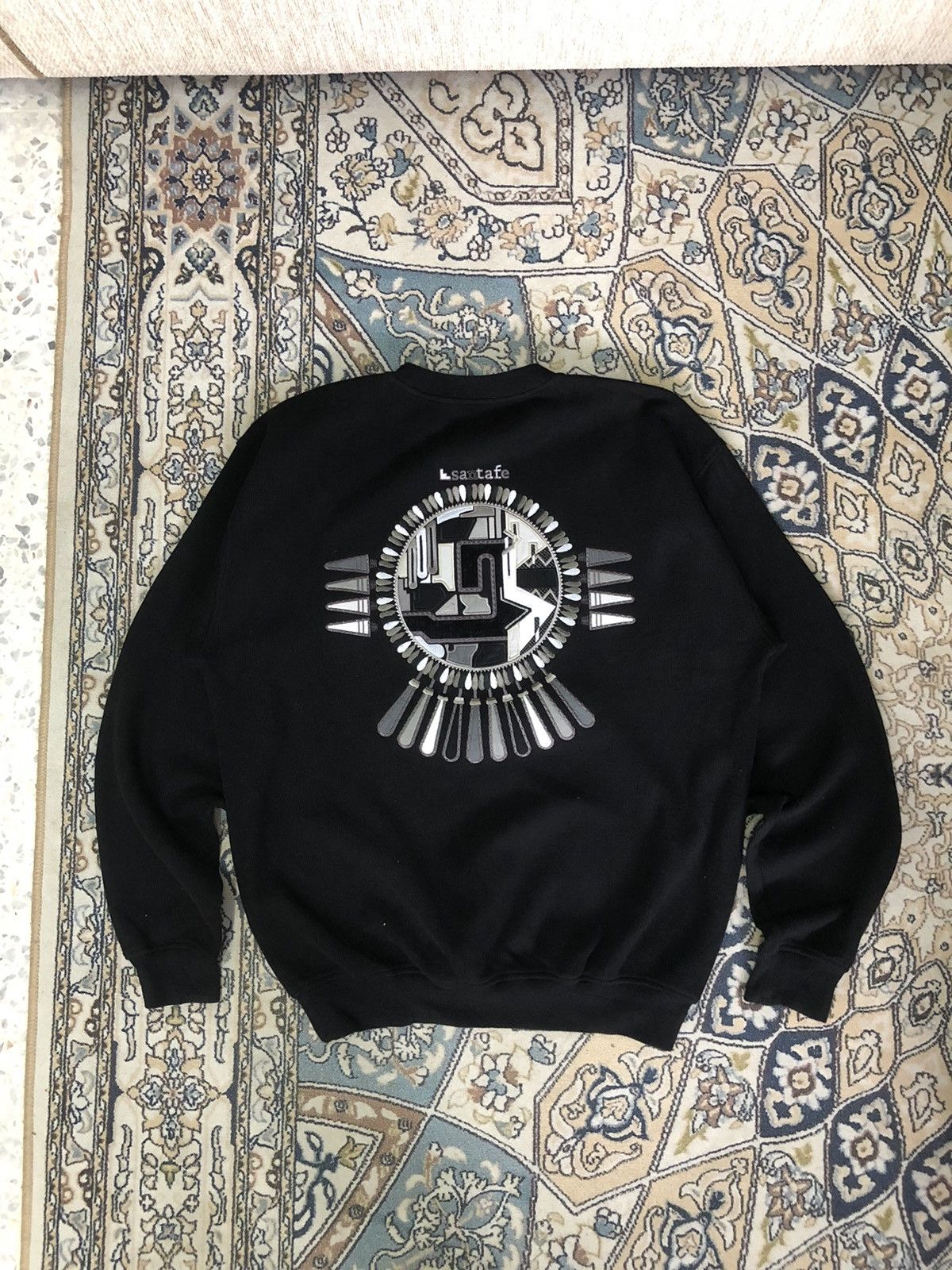Japanese Brand Vintage Santa Fe Embroidery Logo Sweashirt Size US XL / EU 56 / 4 - 3 Thumbnail