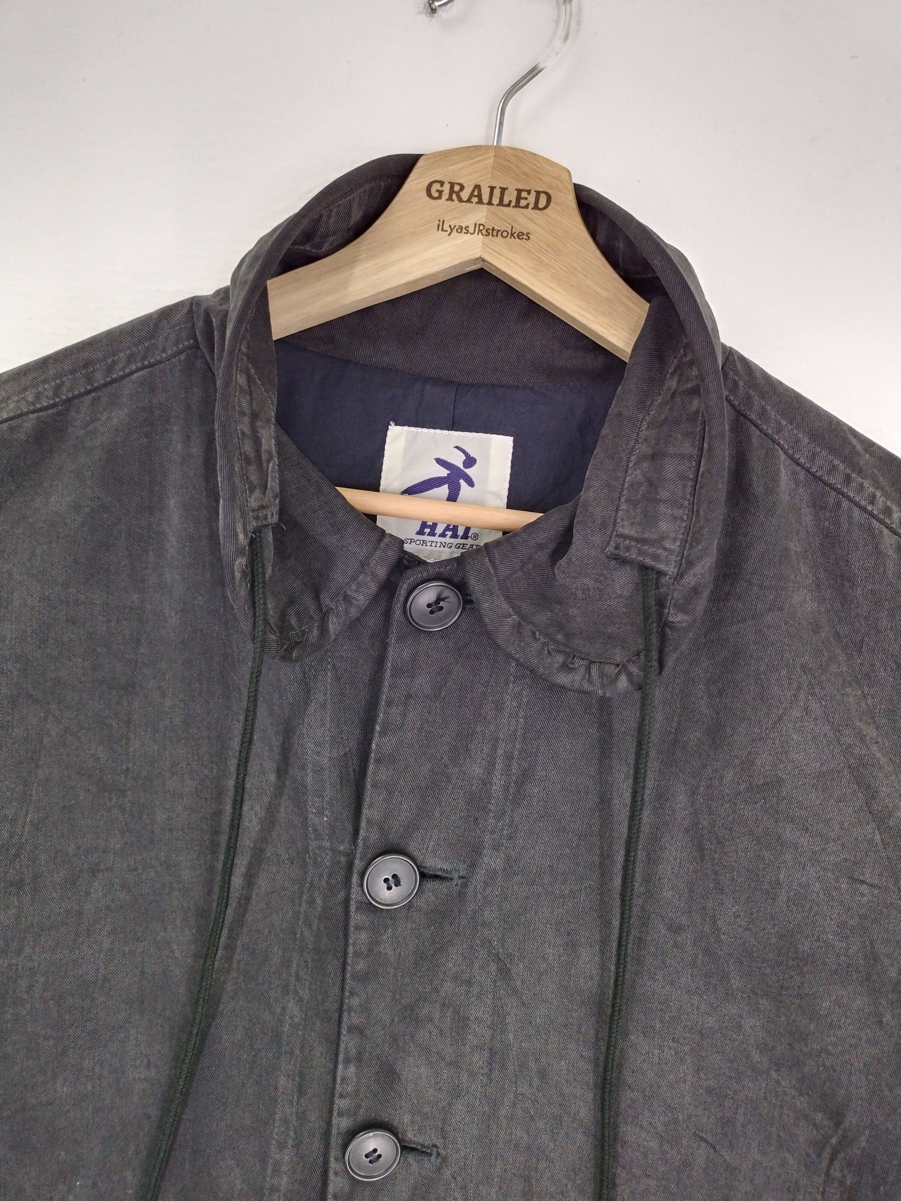 Hai Sporting Gear VTG 80s HAI SPORTING GEAR ISSEY MIYAKE LIGHT JACKET Size US M / EU 48-50 / 2 - 11 Thumbnail