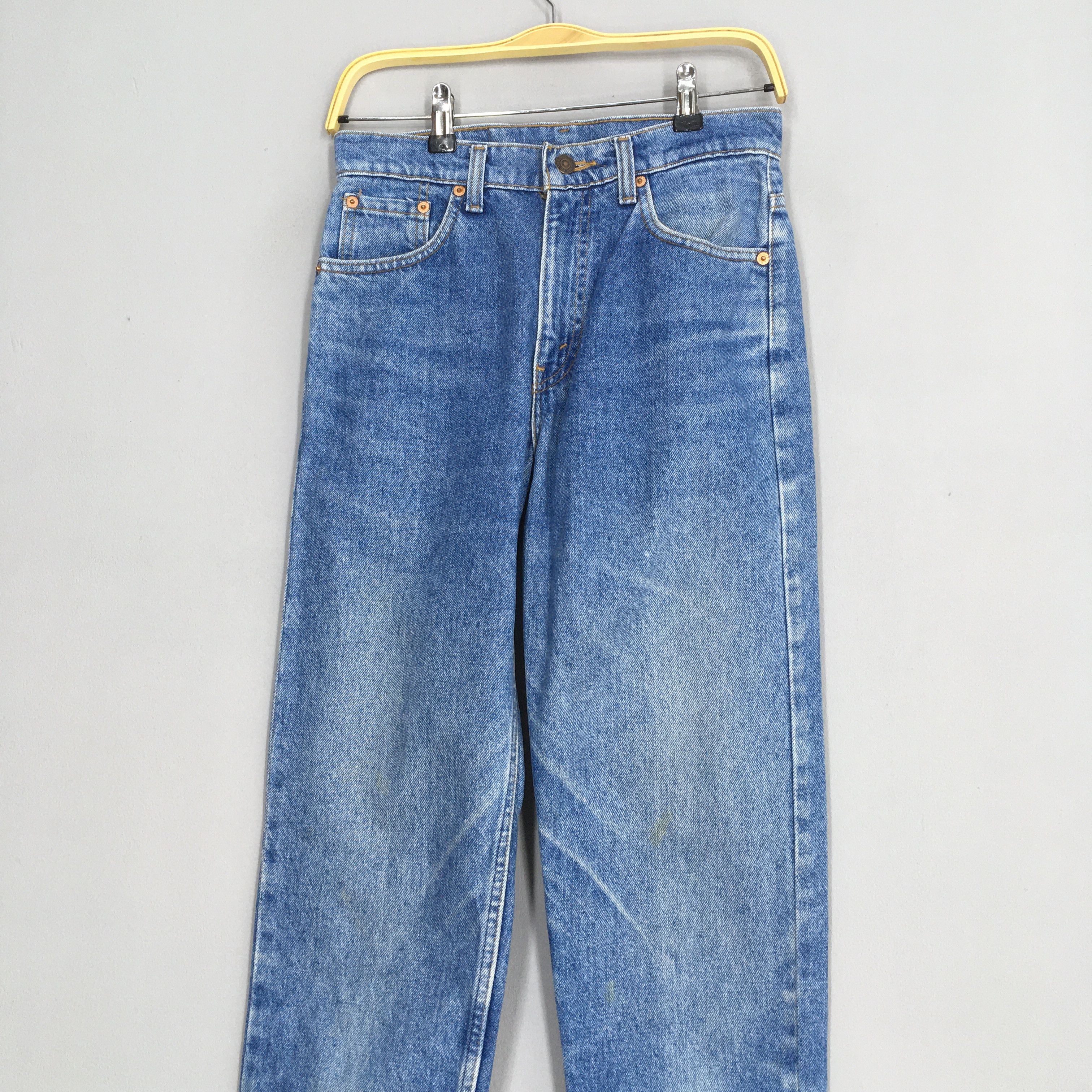 image of Size 28X32 Vintage Levis 610 Faded Blue Jeans, Men's