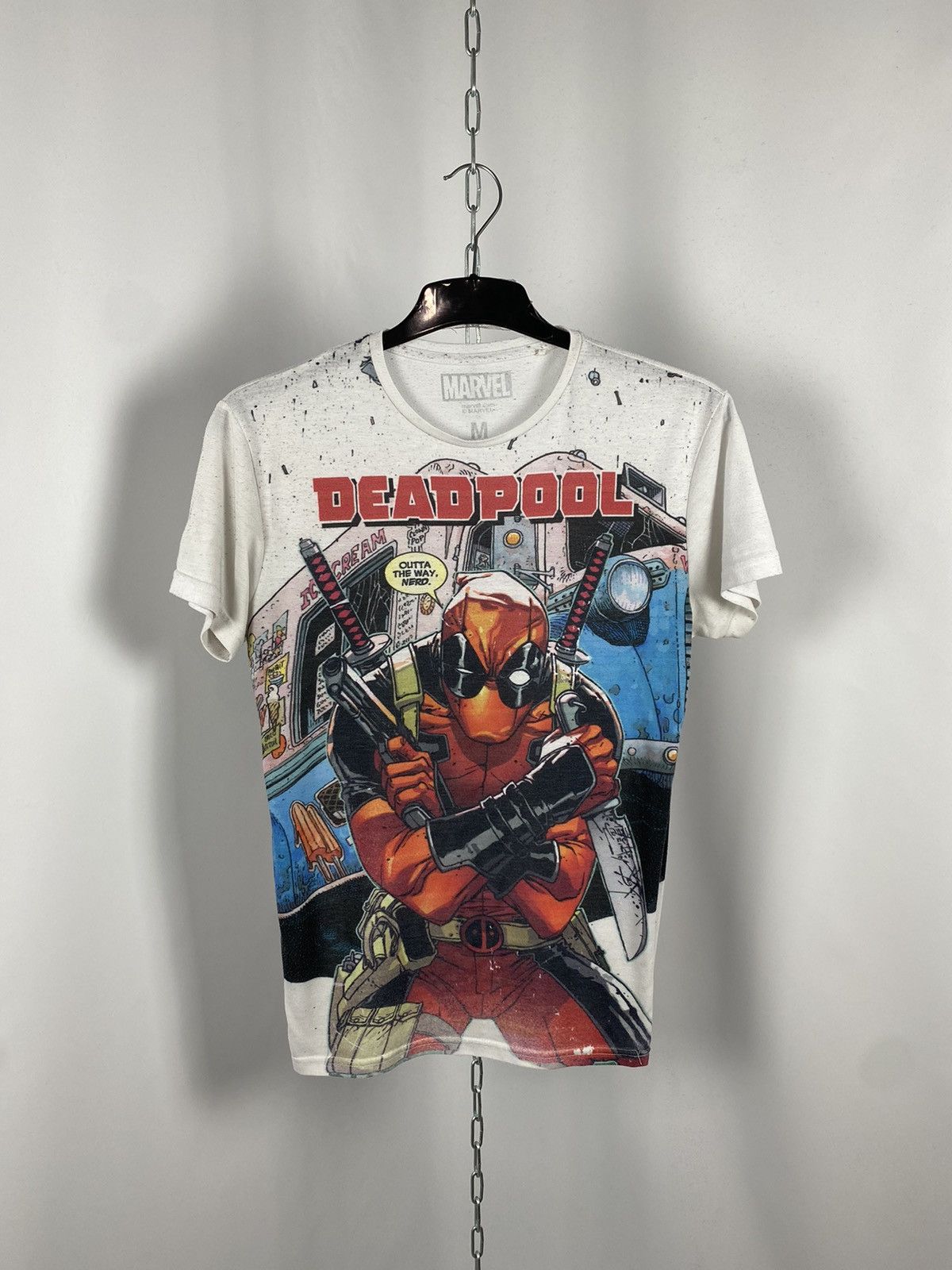 Marvel Comics Deadpool marvel movie T-shirts big logo size M Size US M / EU 48-50 / 2 - 1 Thumbnail