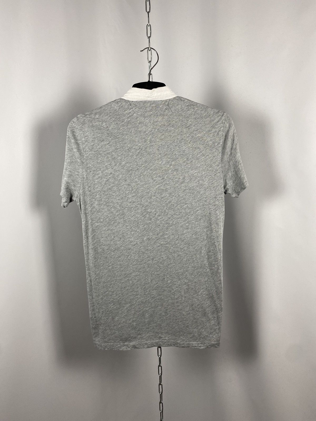 Allsaints Allsaints gray polo T-shirts streetwear size M Size US S / EU 44-46 / 1 - 6 Thumbnail