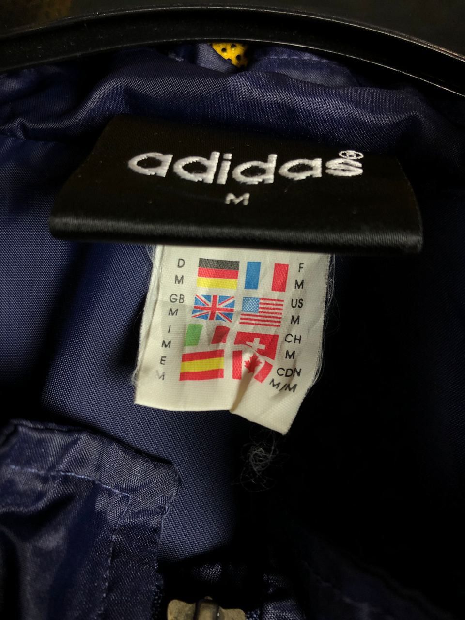 Adidas Adidas vintage jacket basketball blue size M Size US M / EU 48-50 / 2 - 4 Thumbnail
