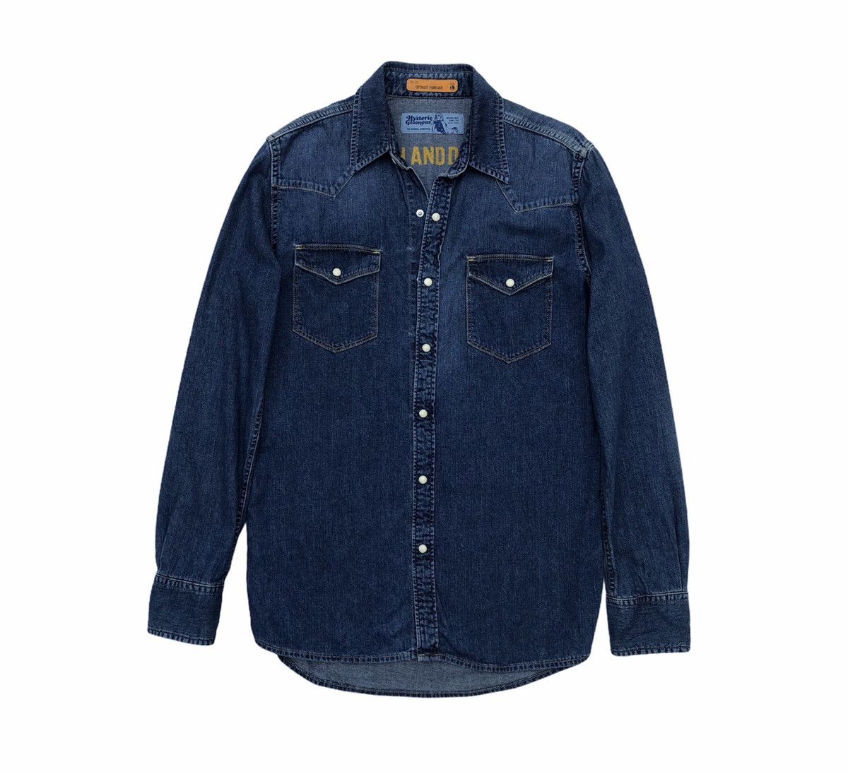 Hysteric Glamour Hysteric Glamour Long Sleeves ButtonSnap Denim Size US M / EU 48-50 / 2 - 2 Thumbnail
