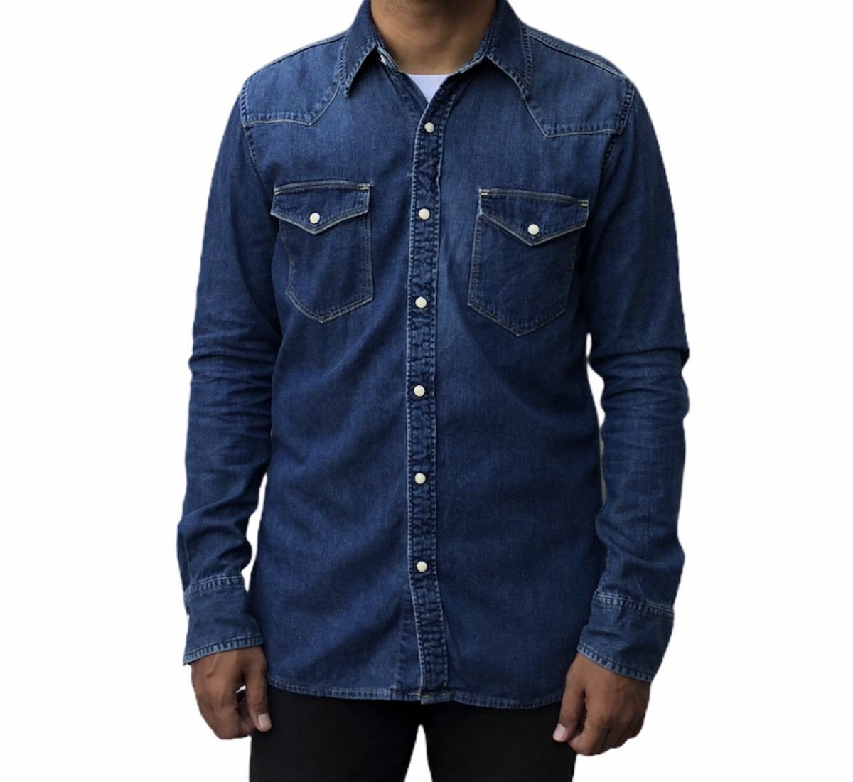 Hysteric Glamour Hysteric Glamour Long Sleeves ButtonSnap Denim Size US M / EU 48-50 / 2 - 4 Thumbnail