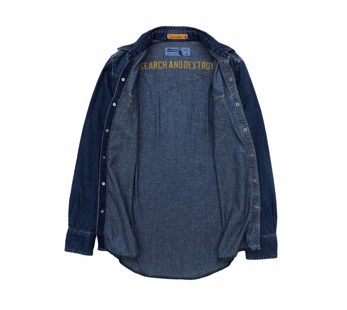 Hysteric Glamour Hysteric Glamour Long Sleeves ButtonSnap Denim Size US M / EU 48-50 / 2 - 5 Thumbnail