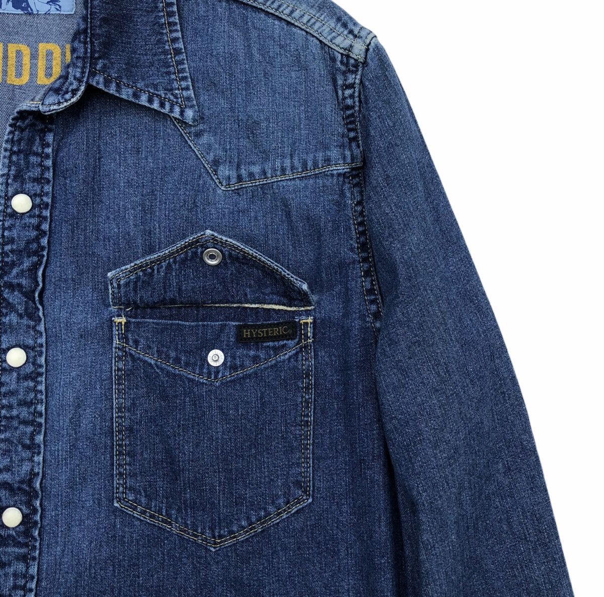Hysteric Glamour Hysteric Glamour Long Sleeves ButtonSnap Denim Size US M / EU 48-50 / 2 - 8 Thumbnail