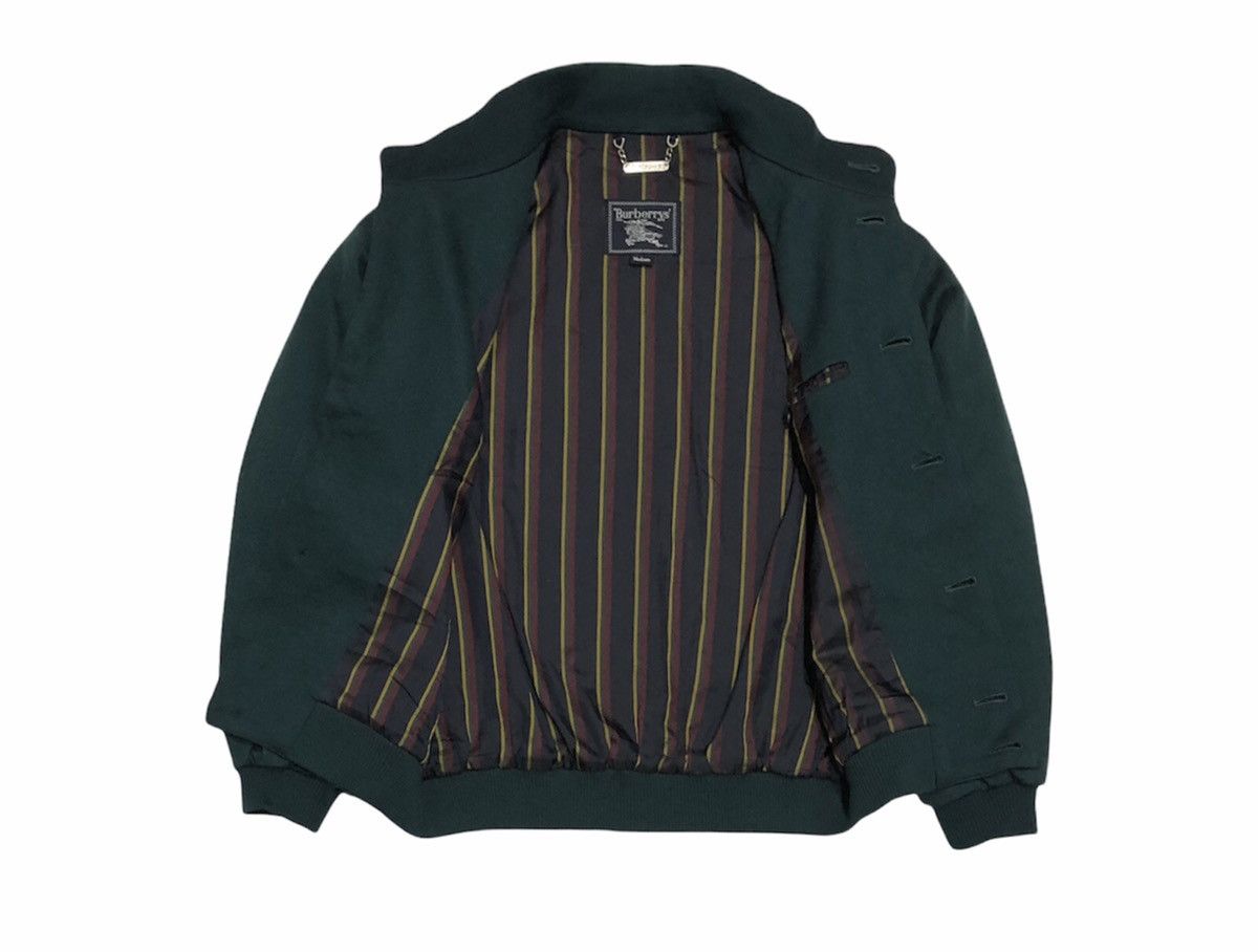 Burberry 🔥Vintage 90s Burberrys Botton Up Wool Bomber Jacket Size US M / EU 48-50 / 2 - 4 Thumbnail