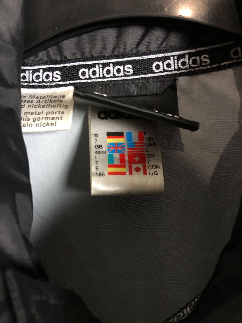 Adidas Adidas vintage jacket black size L Size US L / EU 52-54 / 3 - 4 Thumbnail