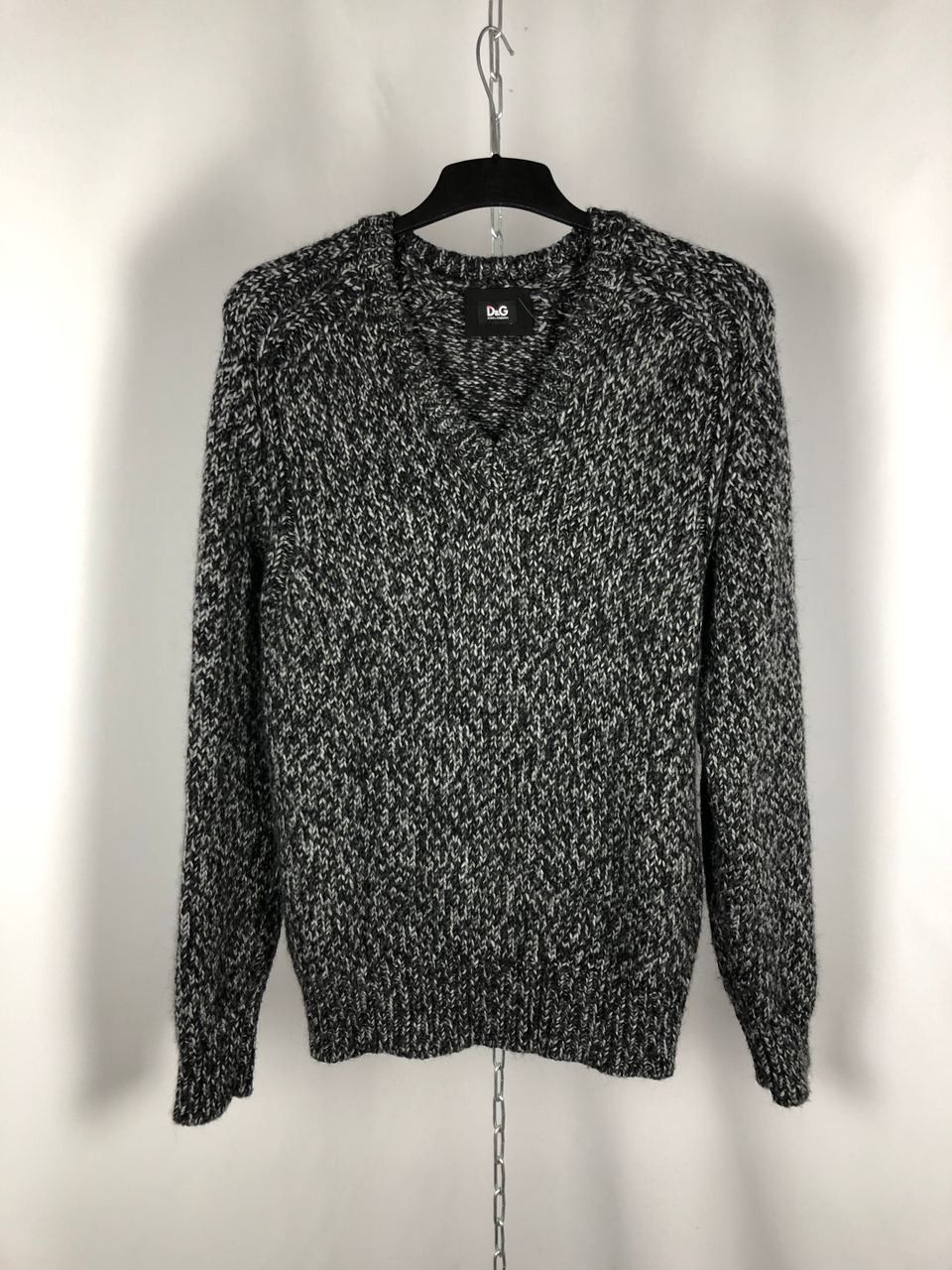 Dolce & Gabbana Dolce & Gabbana sweaters v-neck gray size L Size US L / EU 52-54 / 3 - 1 Thumbnail