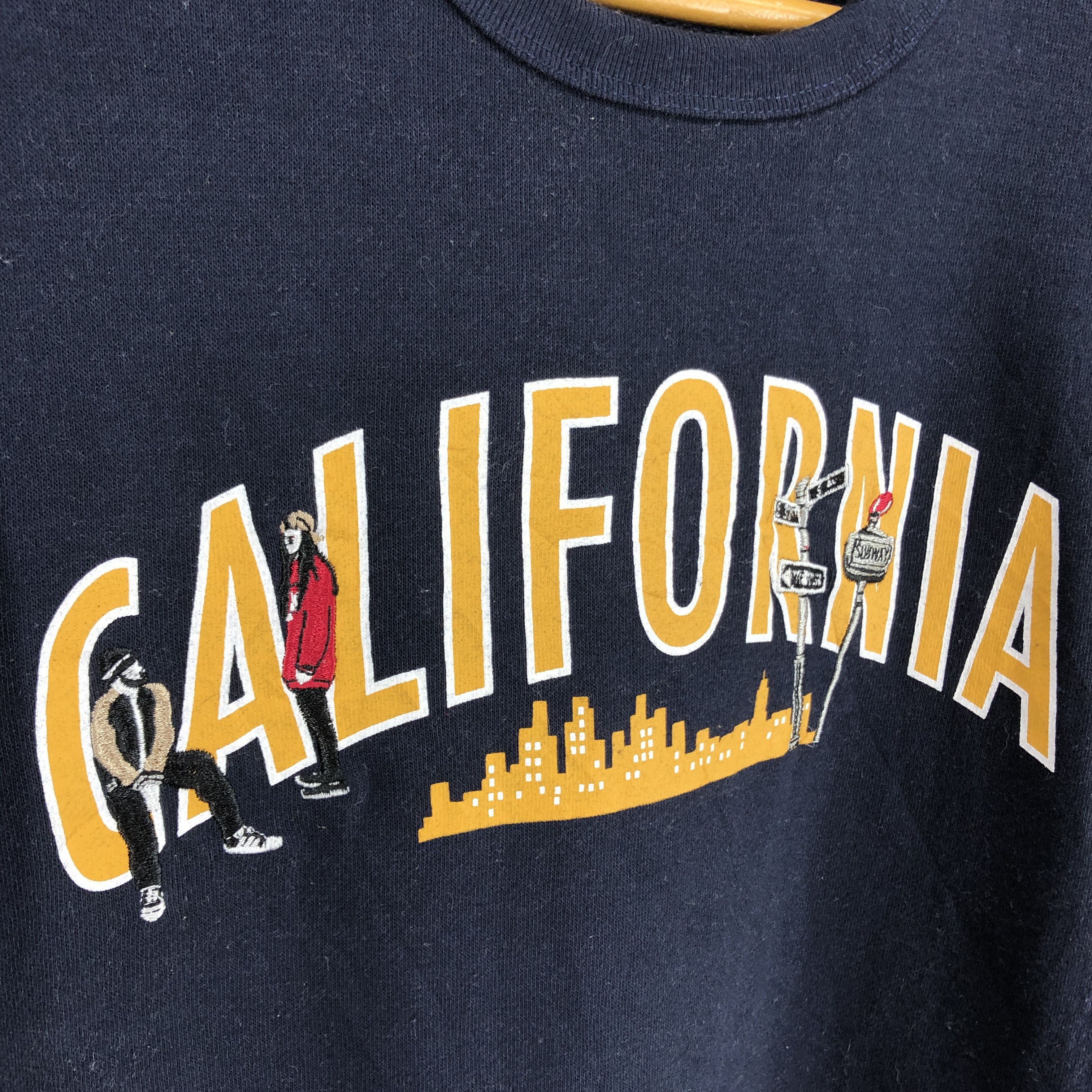 Japanese Brand CALIFORNIA by SUCKA CLOTHING Crew Neck Sweatshirt #2751-99 Size US S / EU 44-46 / 1 - 3 Thumbnail