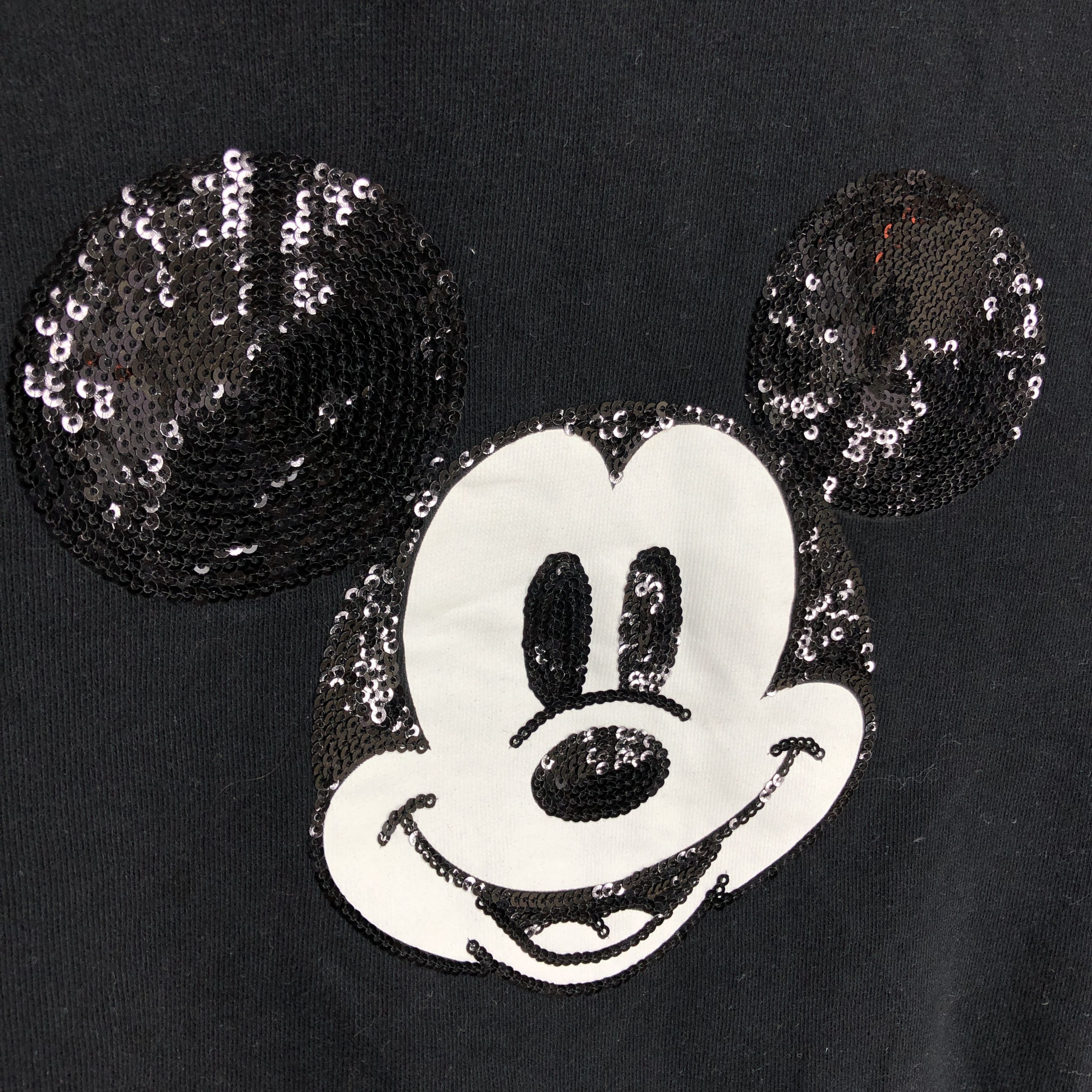 Disney MICKEY MOUSE Crew Neck Sweatshirt #1520-56 Size L / US 10 / IT 46 - 3 Thumbnail