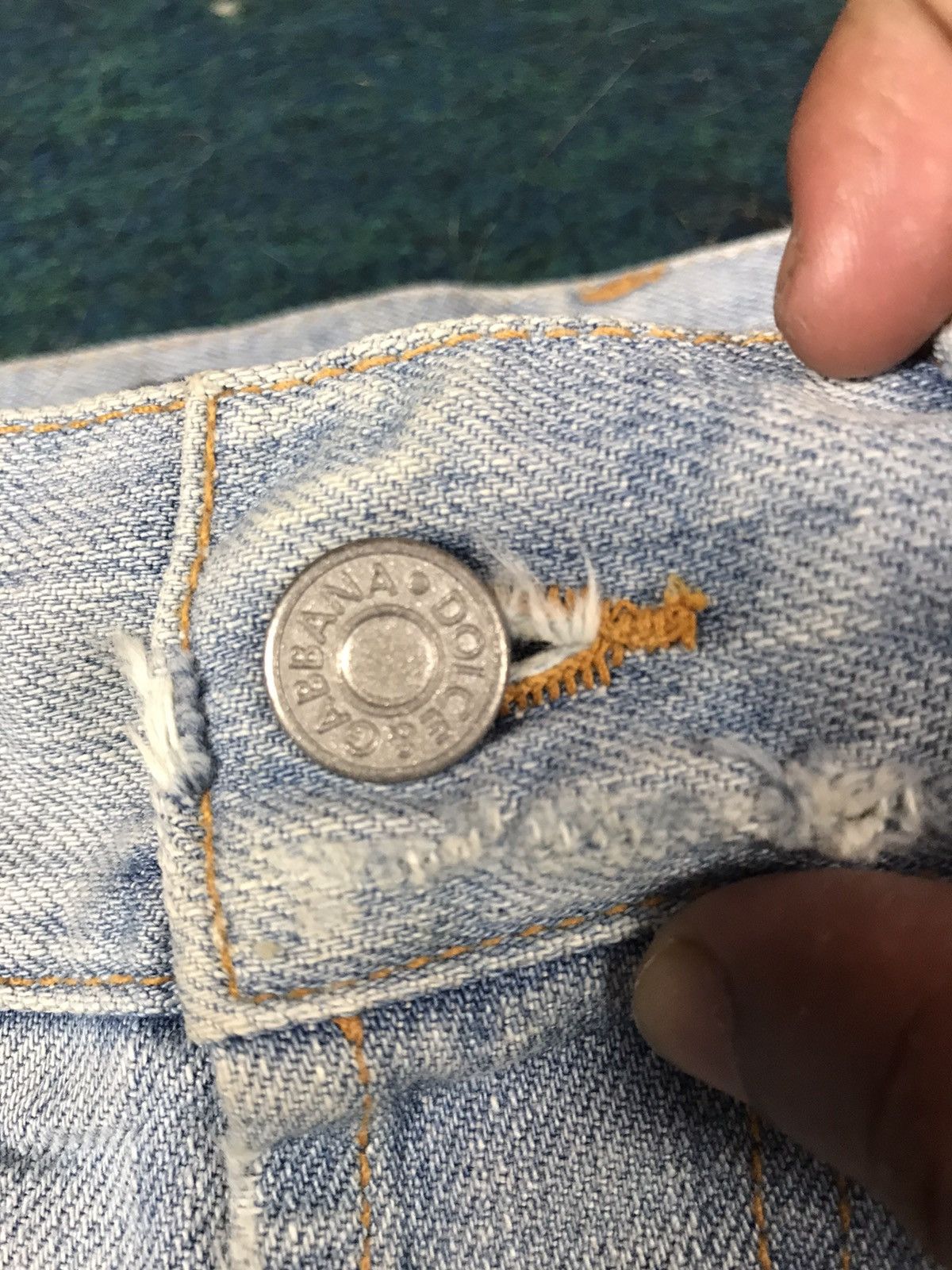 Dolce & Gabbana DOLCE & GABBANA Distressed Denim Jeans Size US 32 / EU 48 - 6 Thumbnail