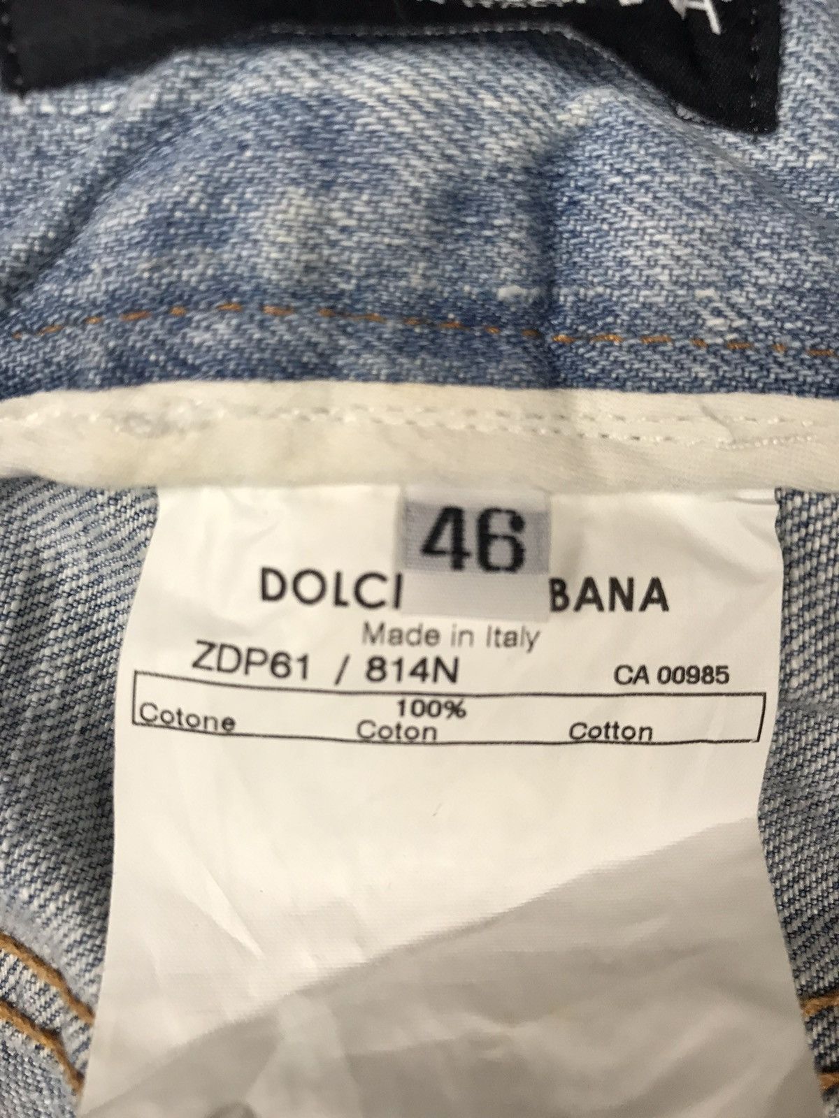 Dolce & Gabbana DOLCE & GABBANA Distressed Denim Jeans Size US 32 / EU 48 - 12 Thumbnail