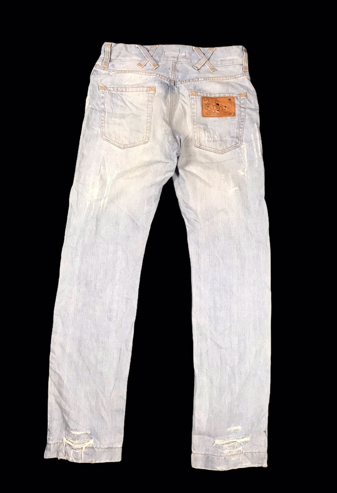 Dolce & Gabbana DOLCE & GABBANA Distressed Denim Jeans Size US 32 / EU 48 - 1 Thumbnail
