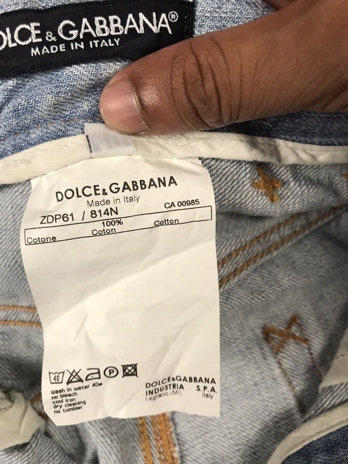 Dolce & Gabbana DOLCE & GABBANA Distressed Denim Jeans Size US 32 / EU 48 - 13 Thumbnail