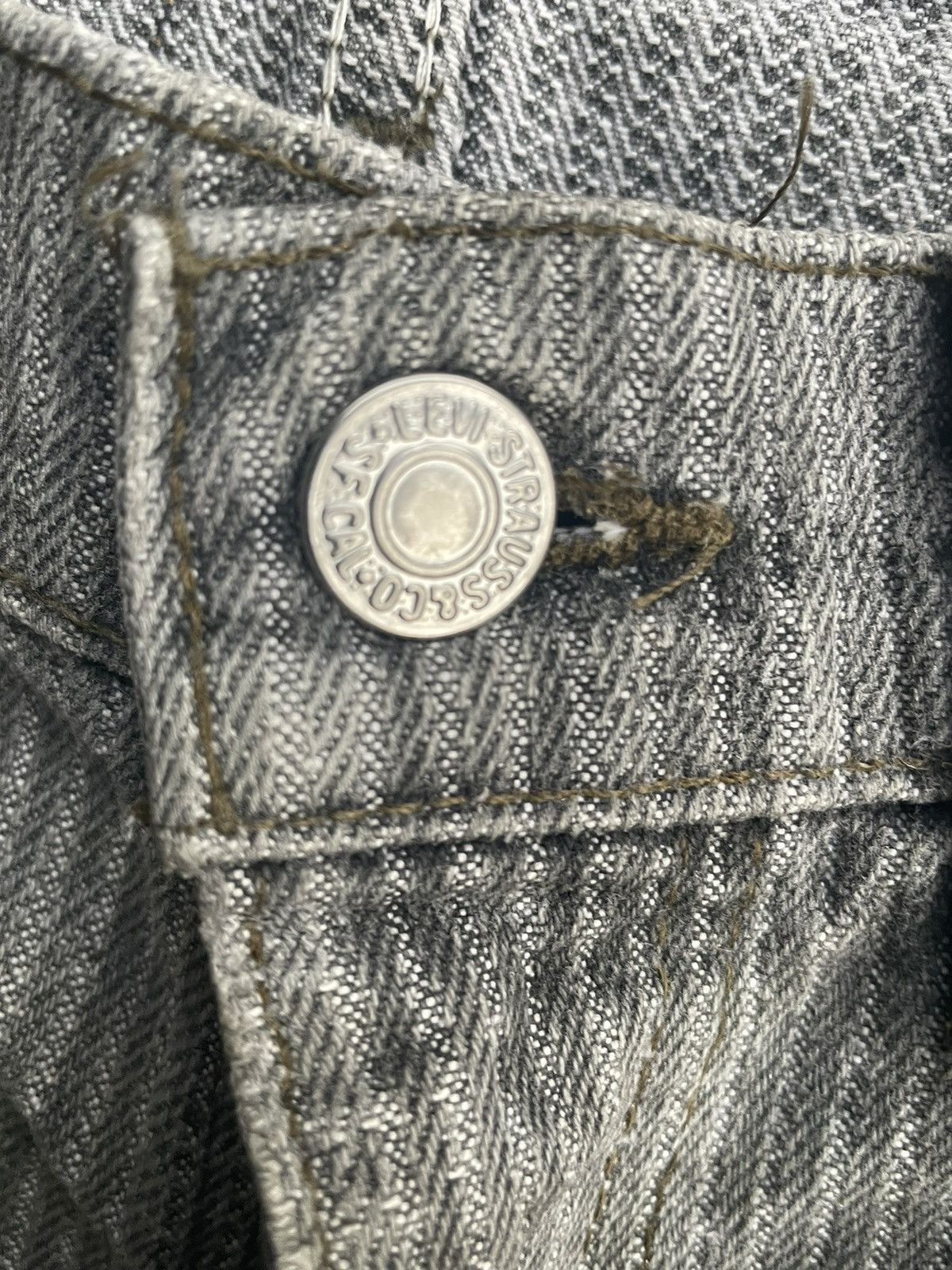 Levi's × Vintage 🔥Rare🔥Vintage 1998 Levis 505 Single R Sample Denim Size US 32 / EU 48 - 18 Thumbnail