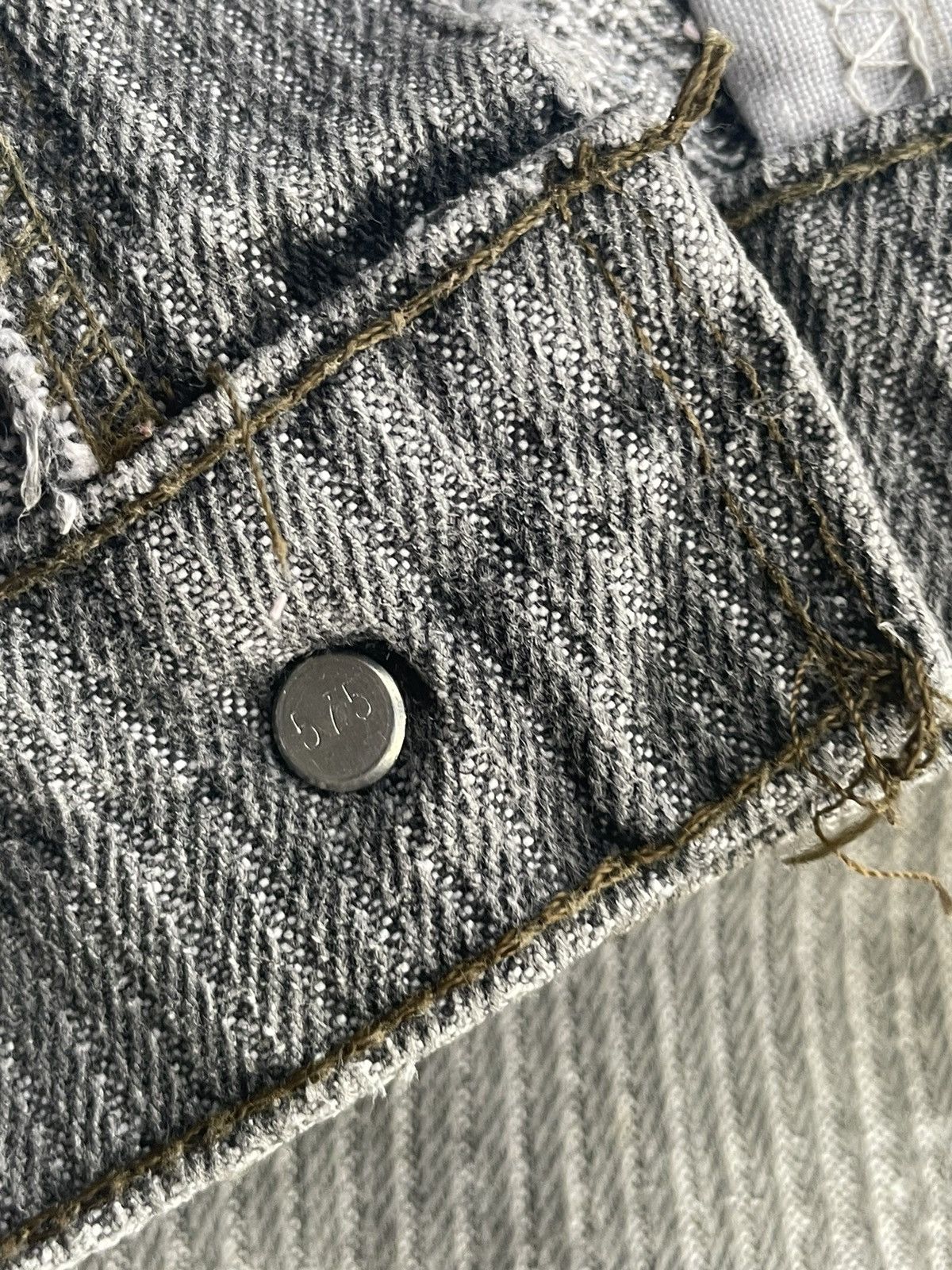 Levi's × Vintage 🔥Rare🔥Vintage 1998 Levis 505 Single R Sample Denim Size US 32 / EU 48 - 16 Thumbnail