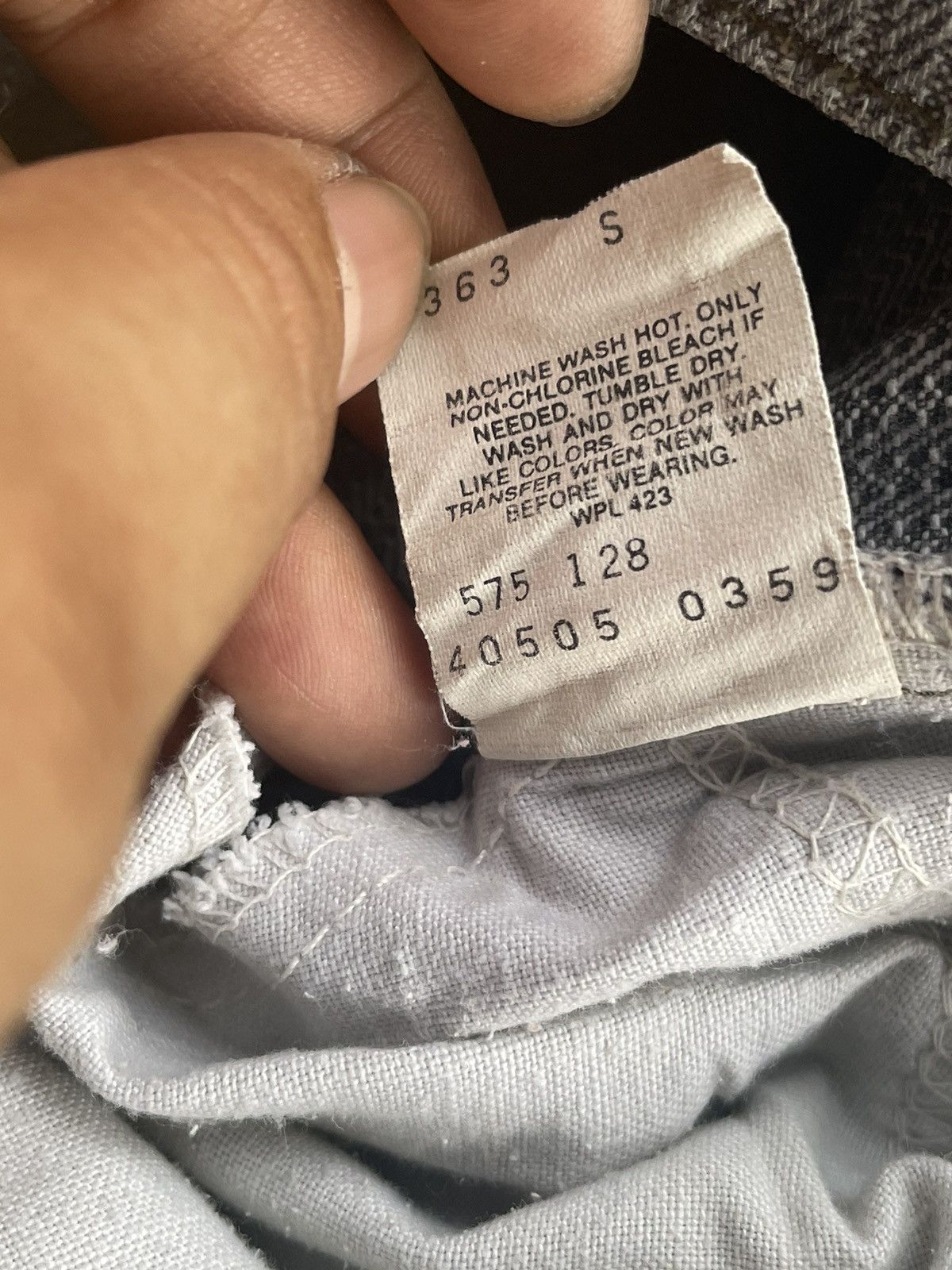 Levi's × Vintage 🔥Rare🔥Vintage 1998 Levis 505 Single R Sample Denim Size US 32 / EU 48 - 13 Thumbnail
