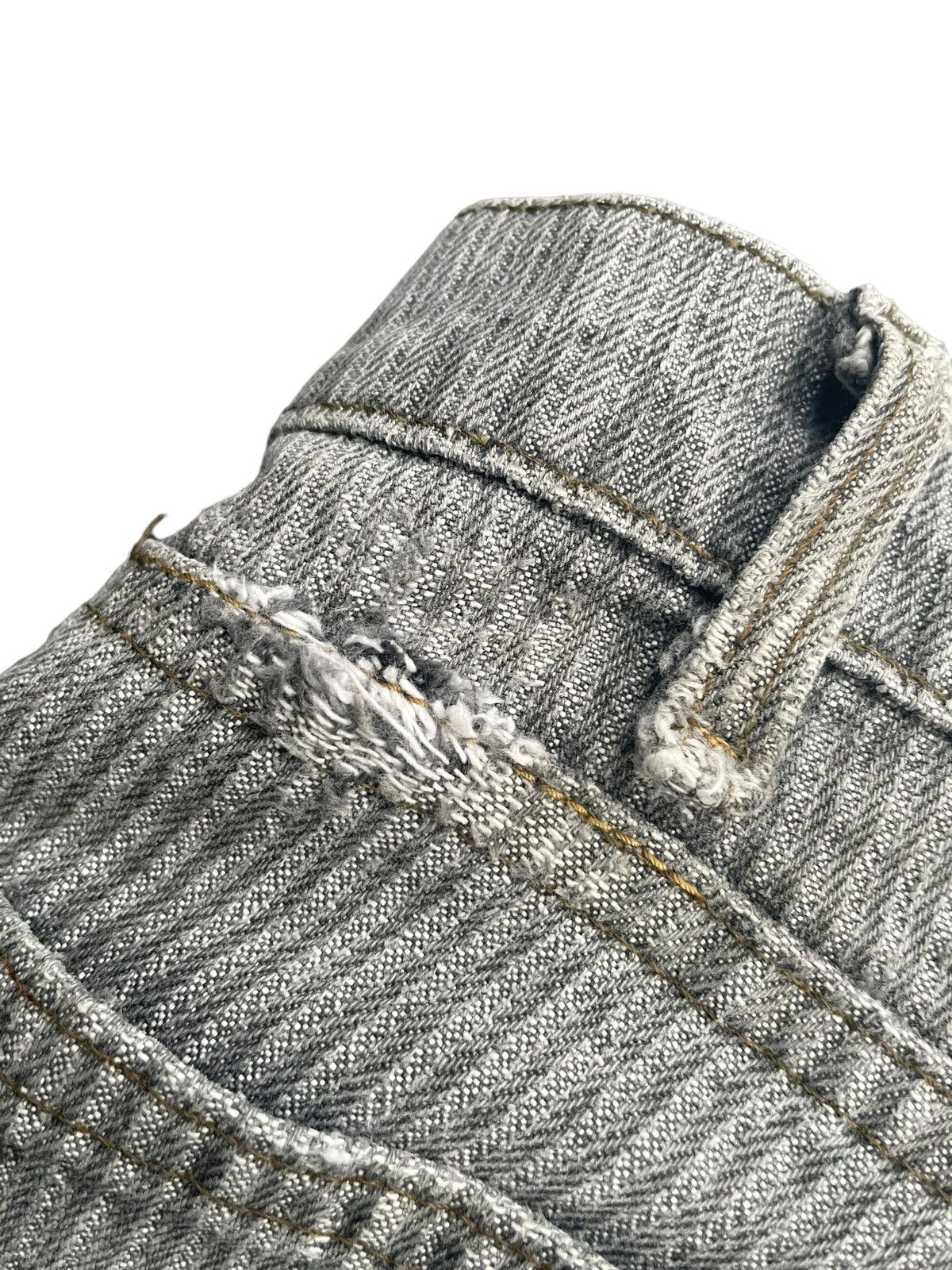 Levi's × Vintage 🔥Rare🔥Vintage 1998 Levis 505 Single R Sample Denim Size US 32 / EU 48 - 10 Thumbnail