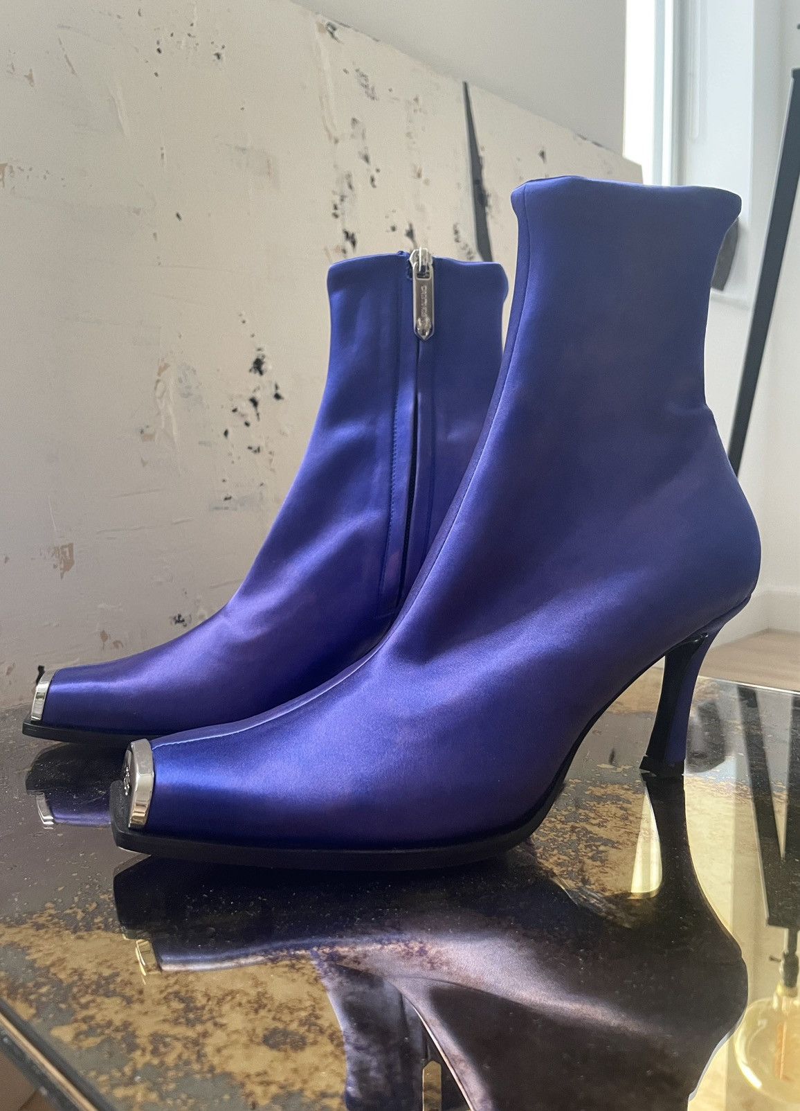 Calvin Klein 205W39NYC Satin Western Boot💜