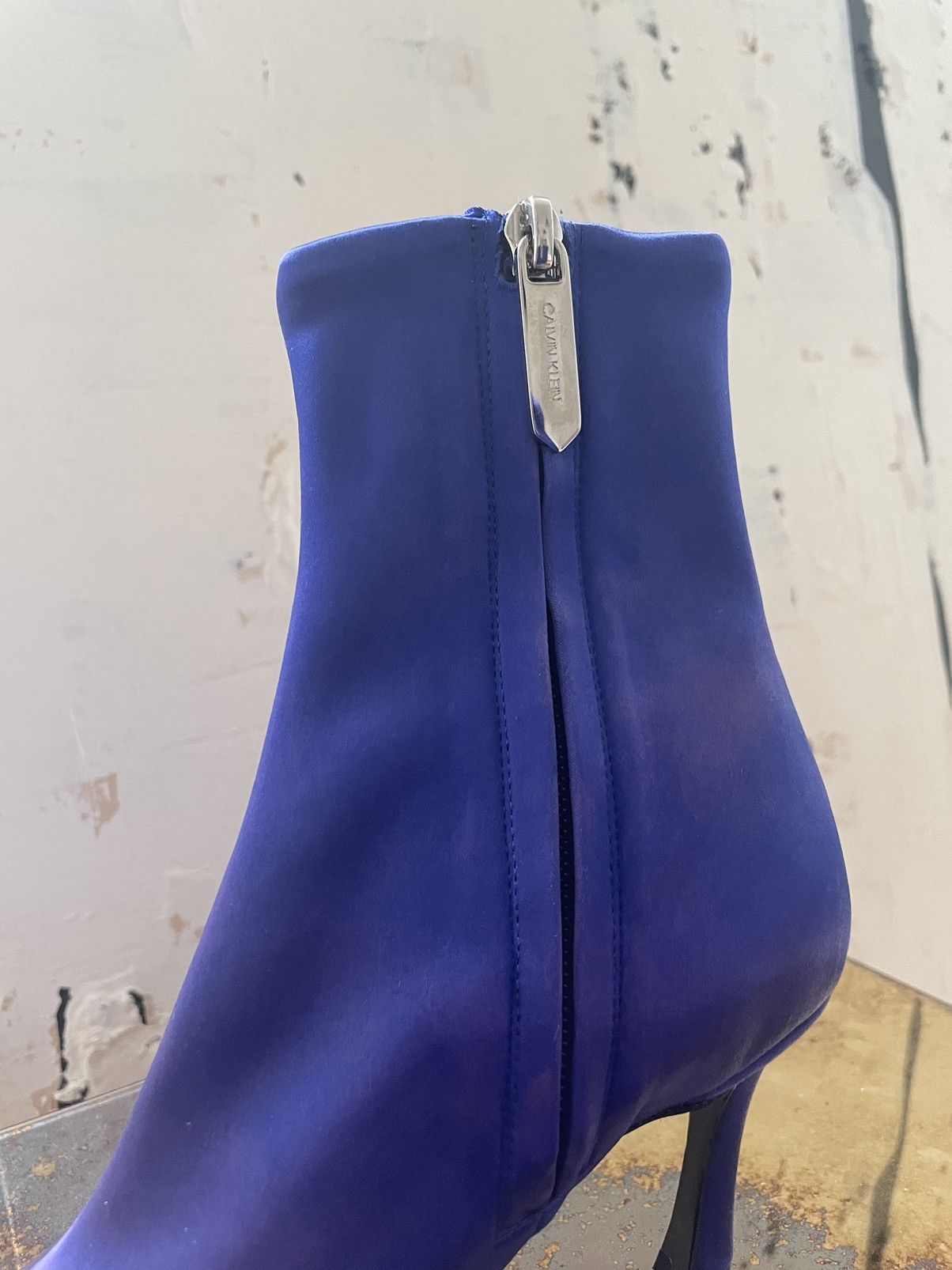 Calvin Klein 205W39NYC Calvin Klein 205W39NYC Satin Western Boot💜 Size US 6 / IT 36 - 4 Thumbnail
