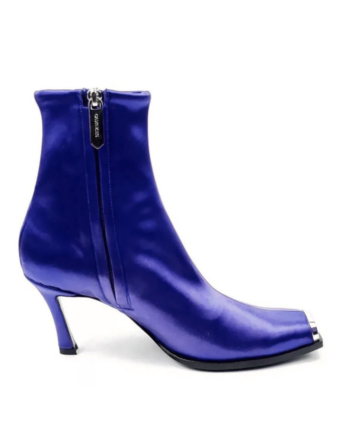 Calvin Klein 205W39NYC Calvin Klein 205W39NYC Satin Western Boot💜 Size US 6 / IT 36 - 8 Thumbnail