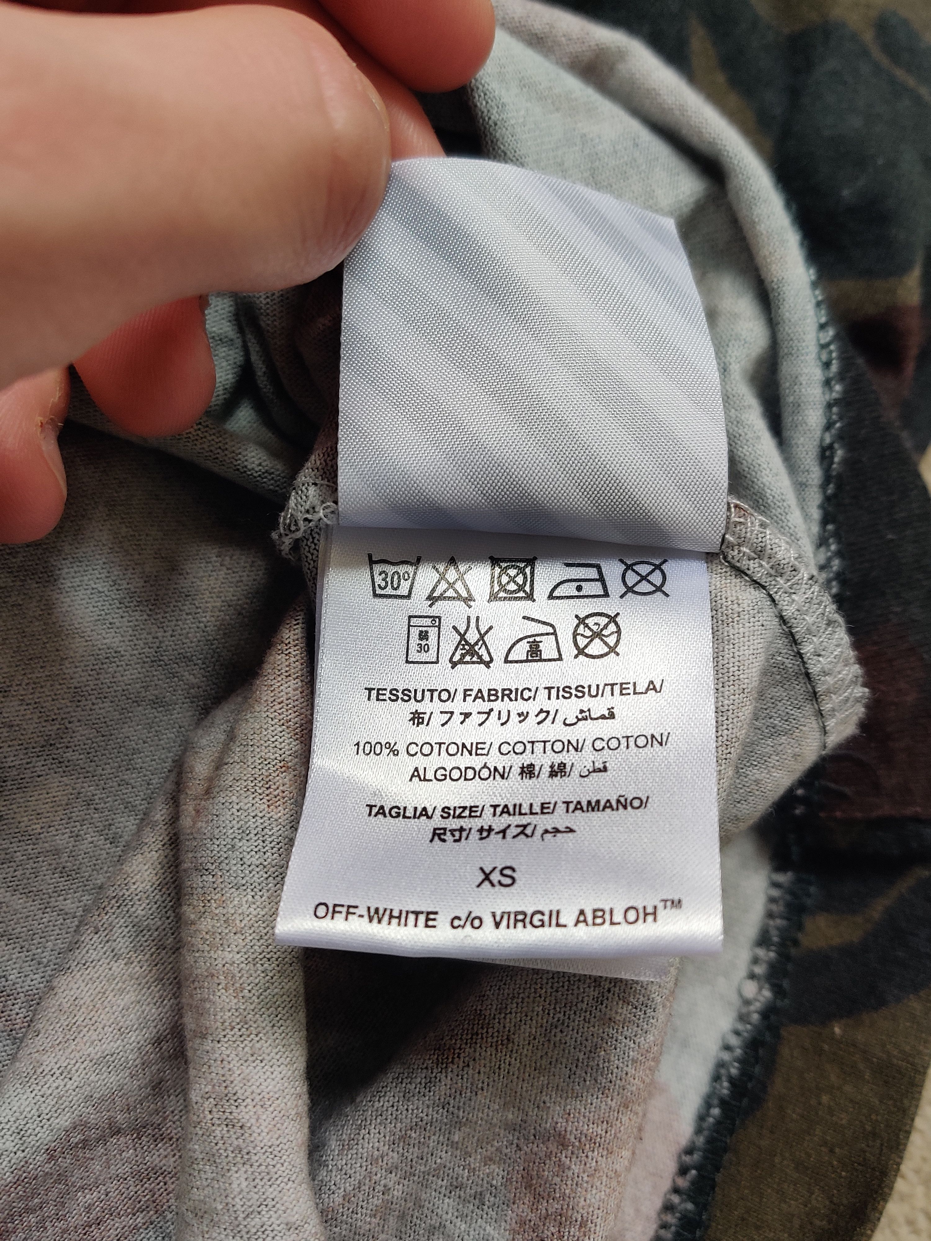 Off-White Off-White Spray Paint Diagonals Tee Size US S / EU 44-46 / 1 - 11 Thumbnail