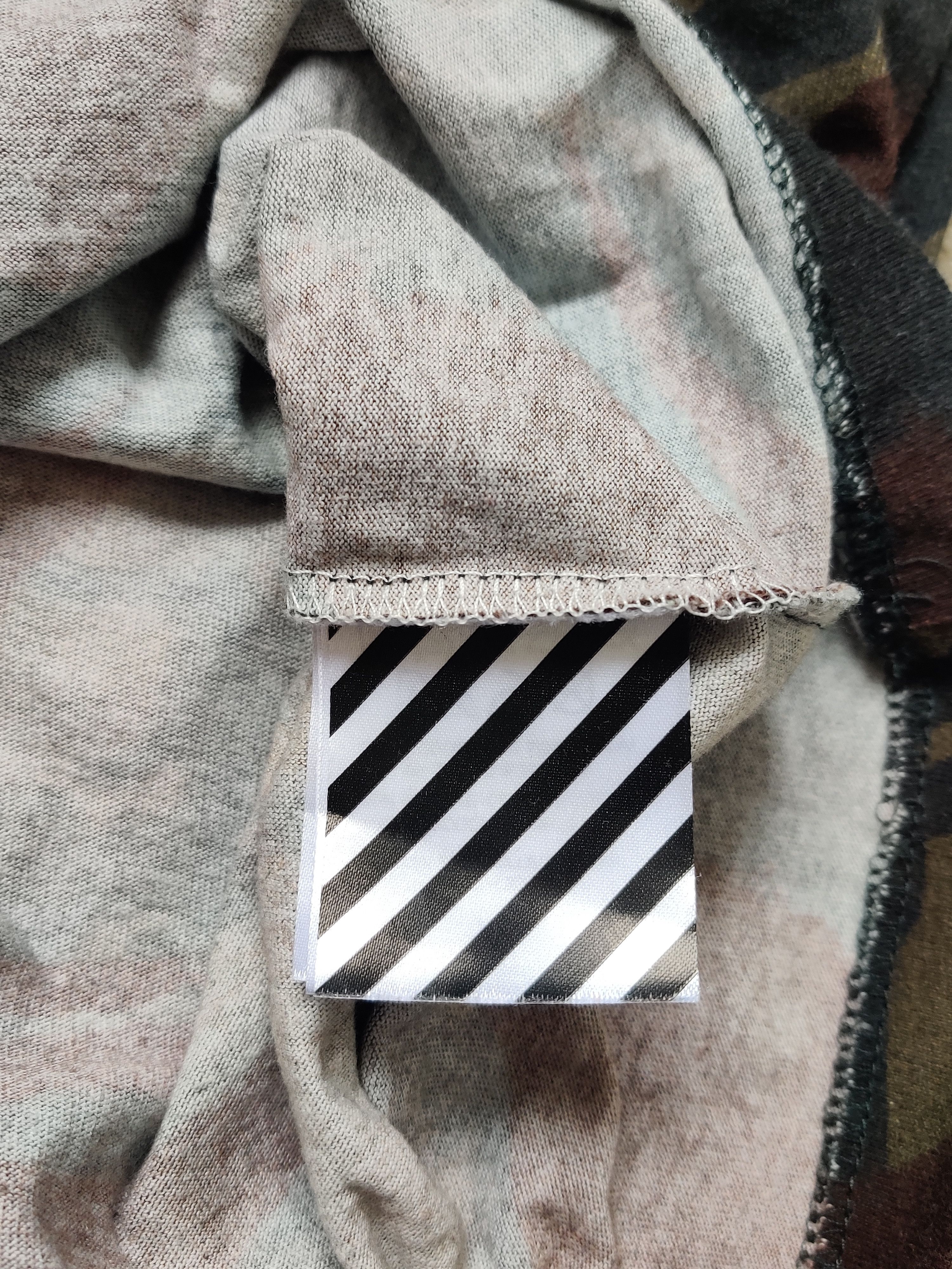 Off-White Off-White Spray Paint Diagonals Tee Size US S / EU 44-46 / 1 - 10 Thumbnail
