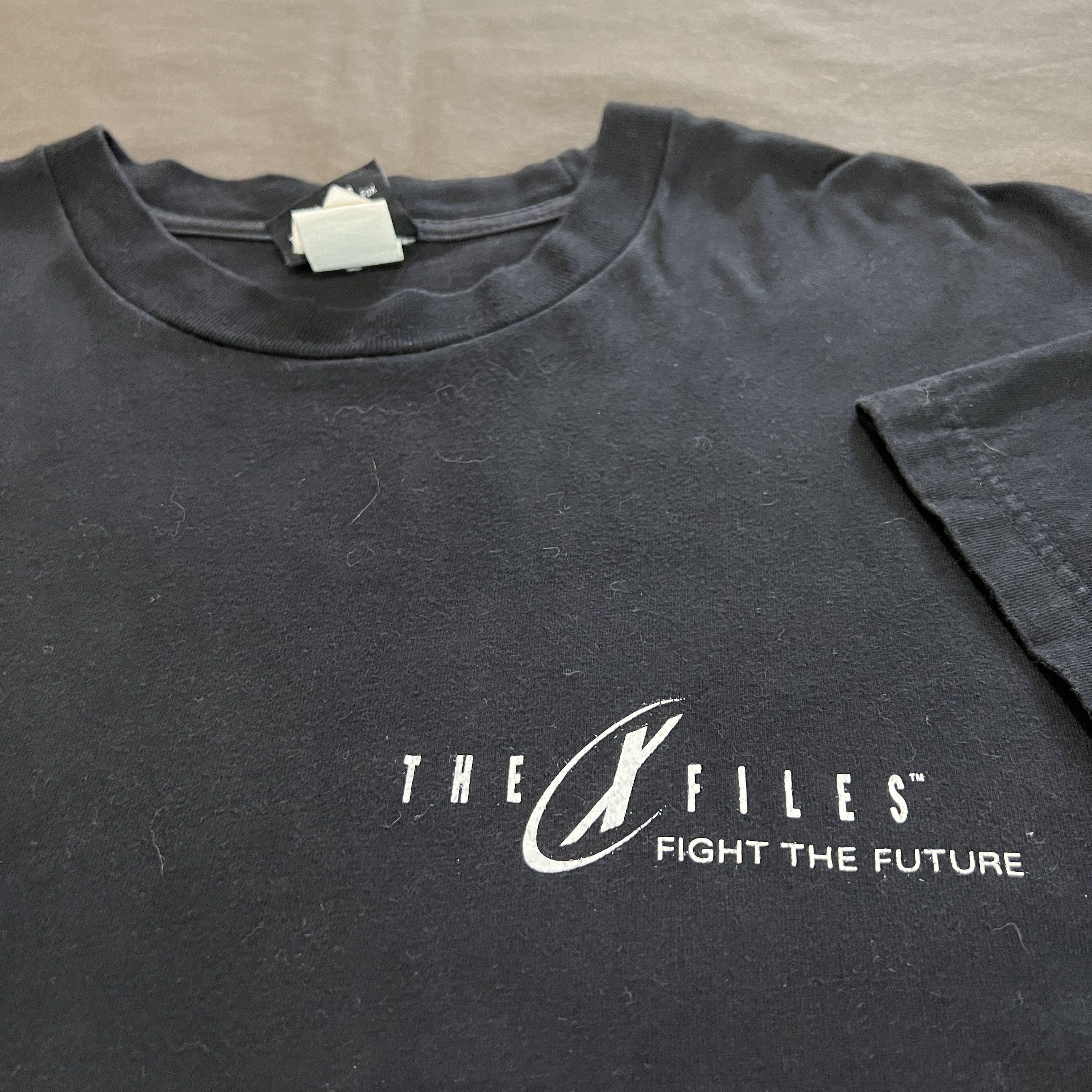 Expert Horror Vintage The X Files Cigarette Smoking Man Movie Tee XL Size US XL / EU 56 / 4 - 6 Thumbnail