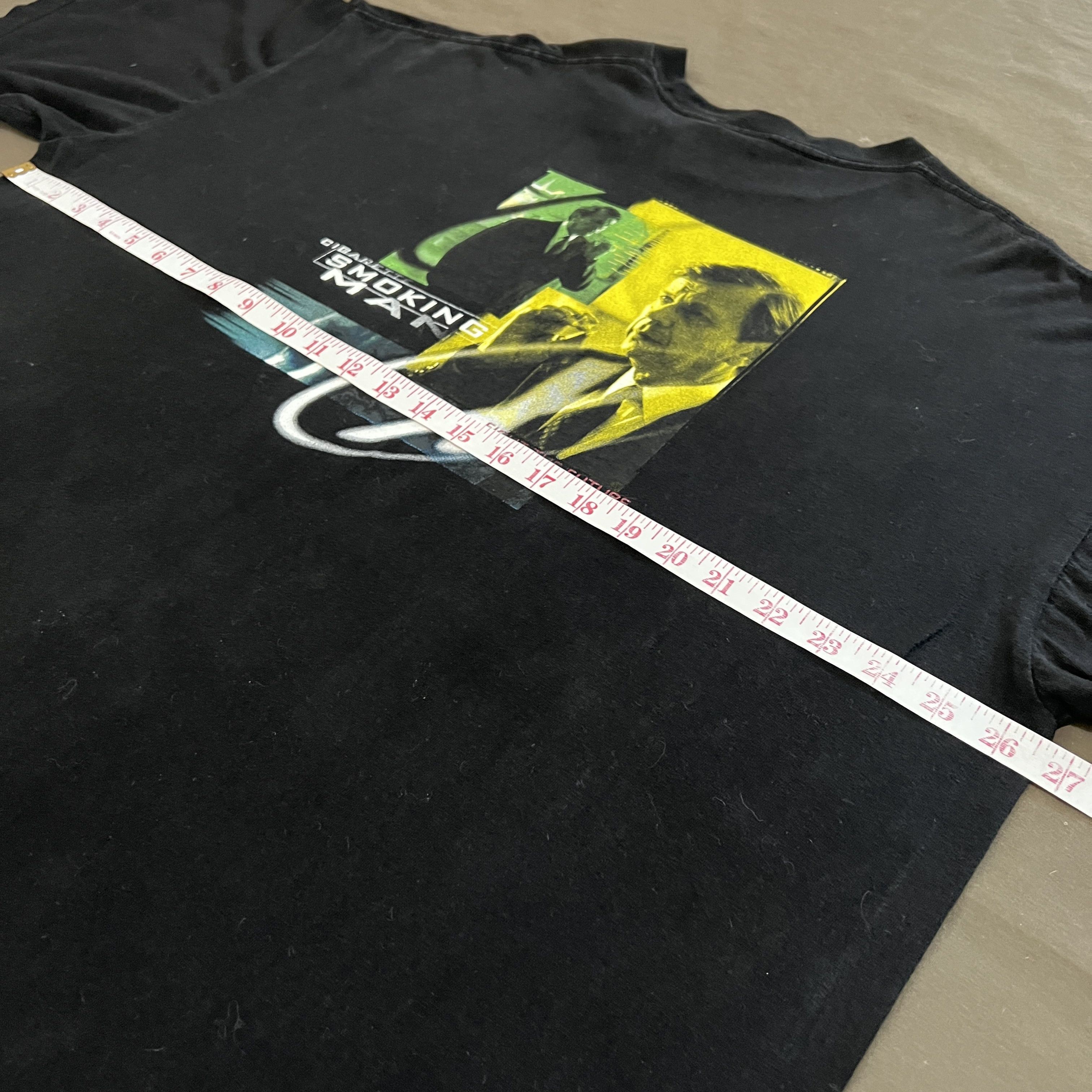 Expert Horror Vintage The X Files Cigarette Smoking Man Movie Tee XL Size US XL / EU 56 / 4 - 7 Thumbnail