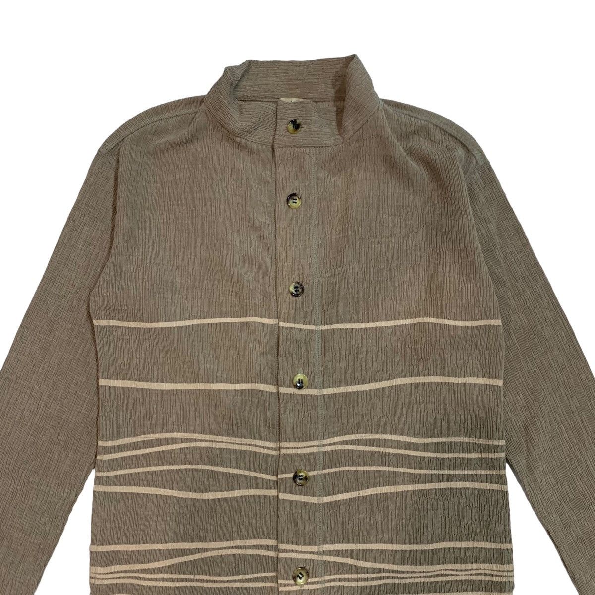 Issey Miyake × Pleats Please Issey Miyake 🔥Plantation Issey Miyake Pleated Button Jacket Size US S / EU 44-46 / 1 - 5 Thumbnail